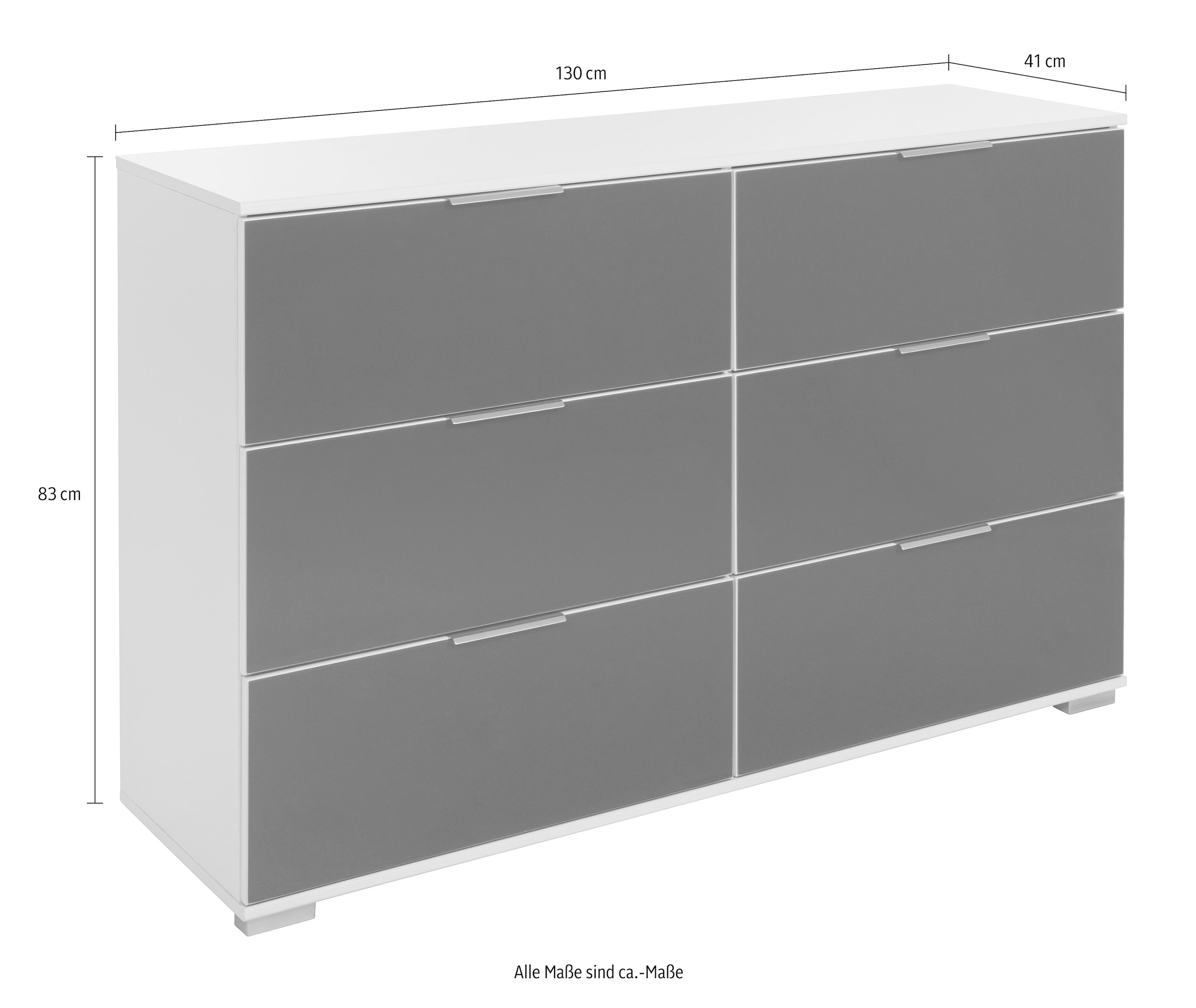 bequem Wimex oder bestellen Spiegelfront Schubkastenkommode mit Glas- »Easy«,