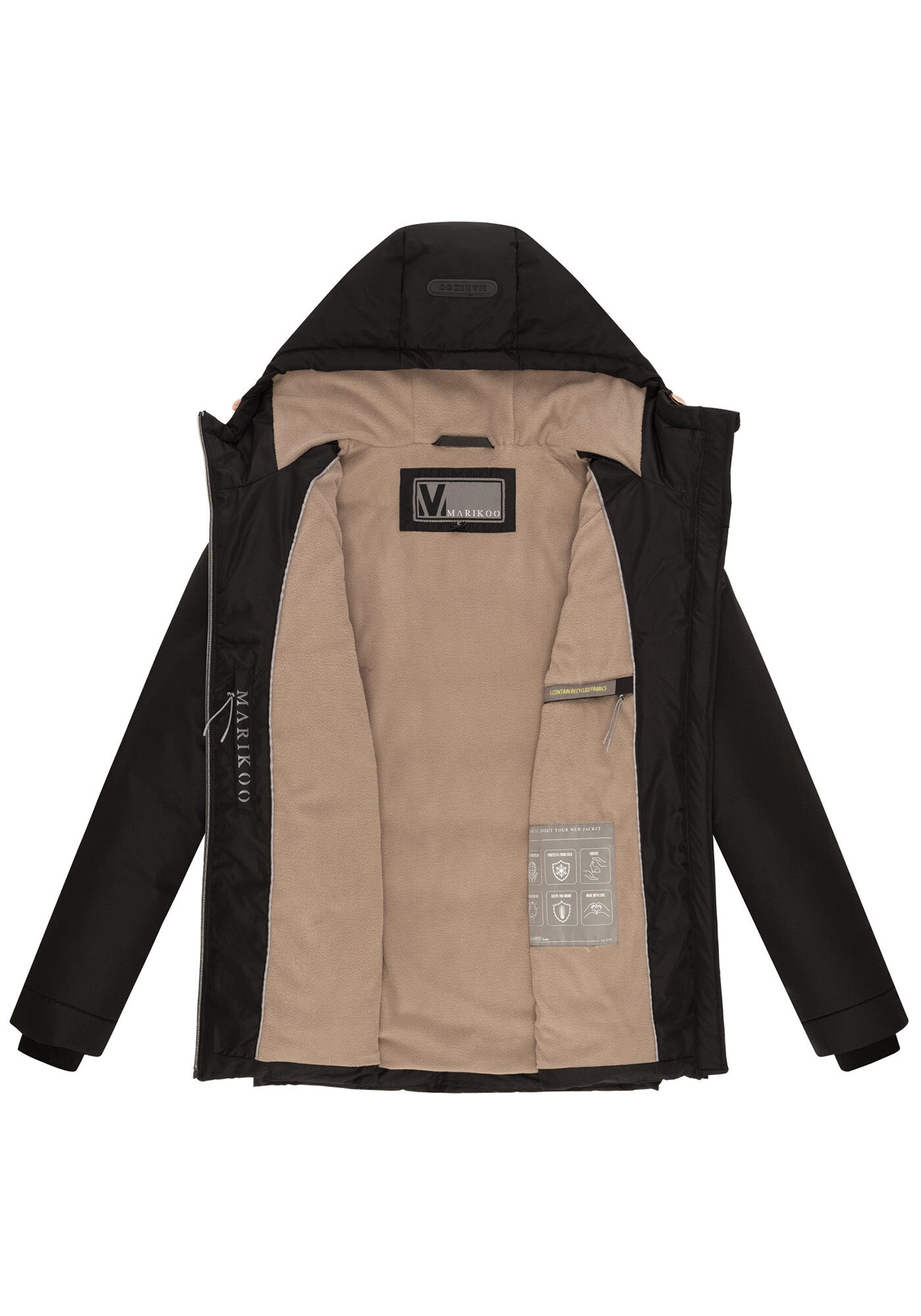 Marikoo Steppjacke »Marikoo Alemee Damen Stepp Jacke N026«