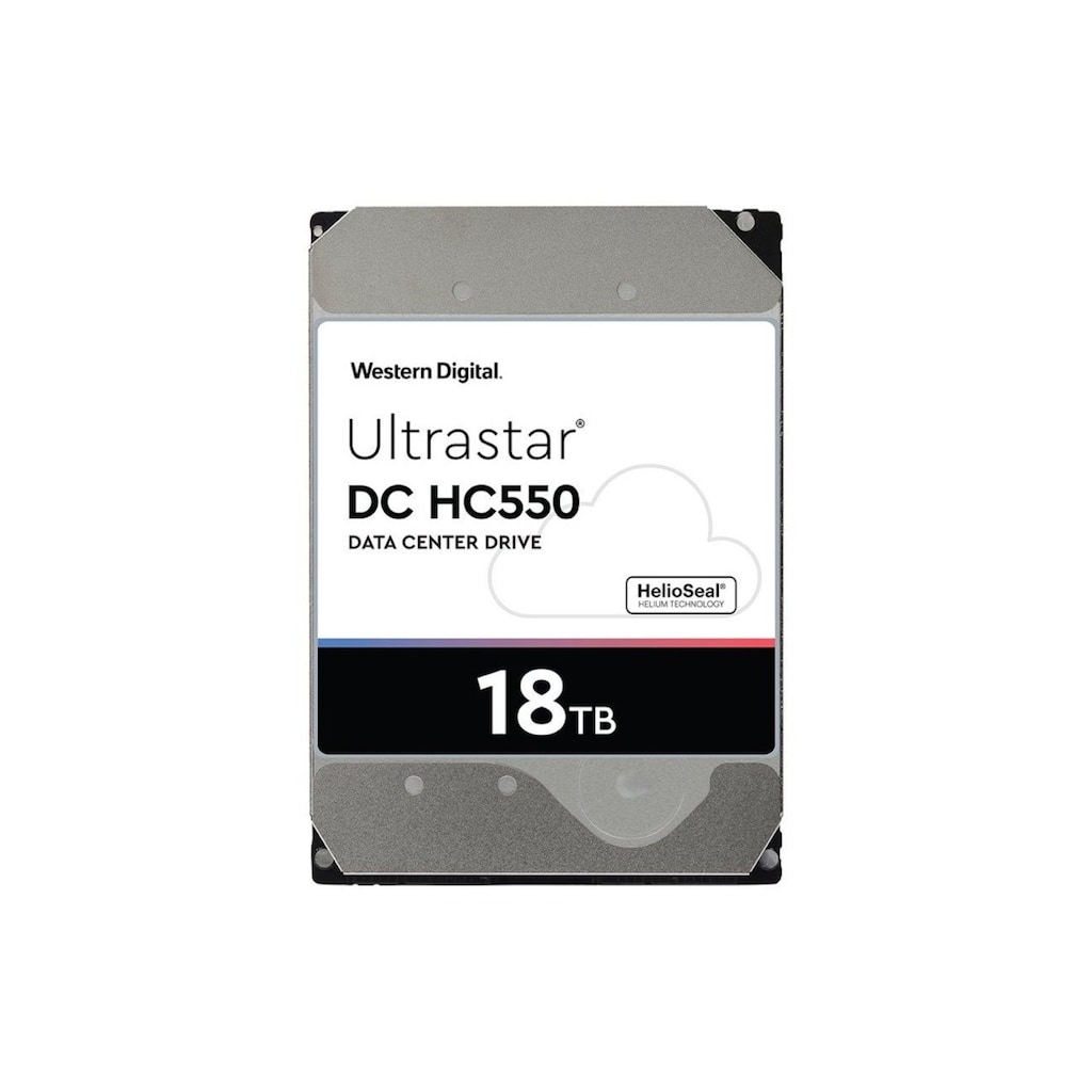 Western Digital HDD-Festplatte »Ultrastar DC HC550 18TB SAS«, 3,5 Zoll, Anschluss SATA III, SAS Interface
