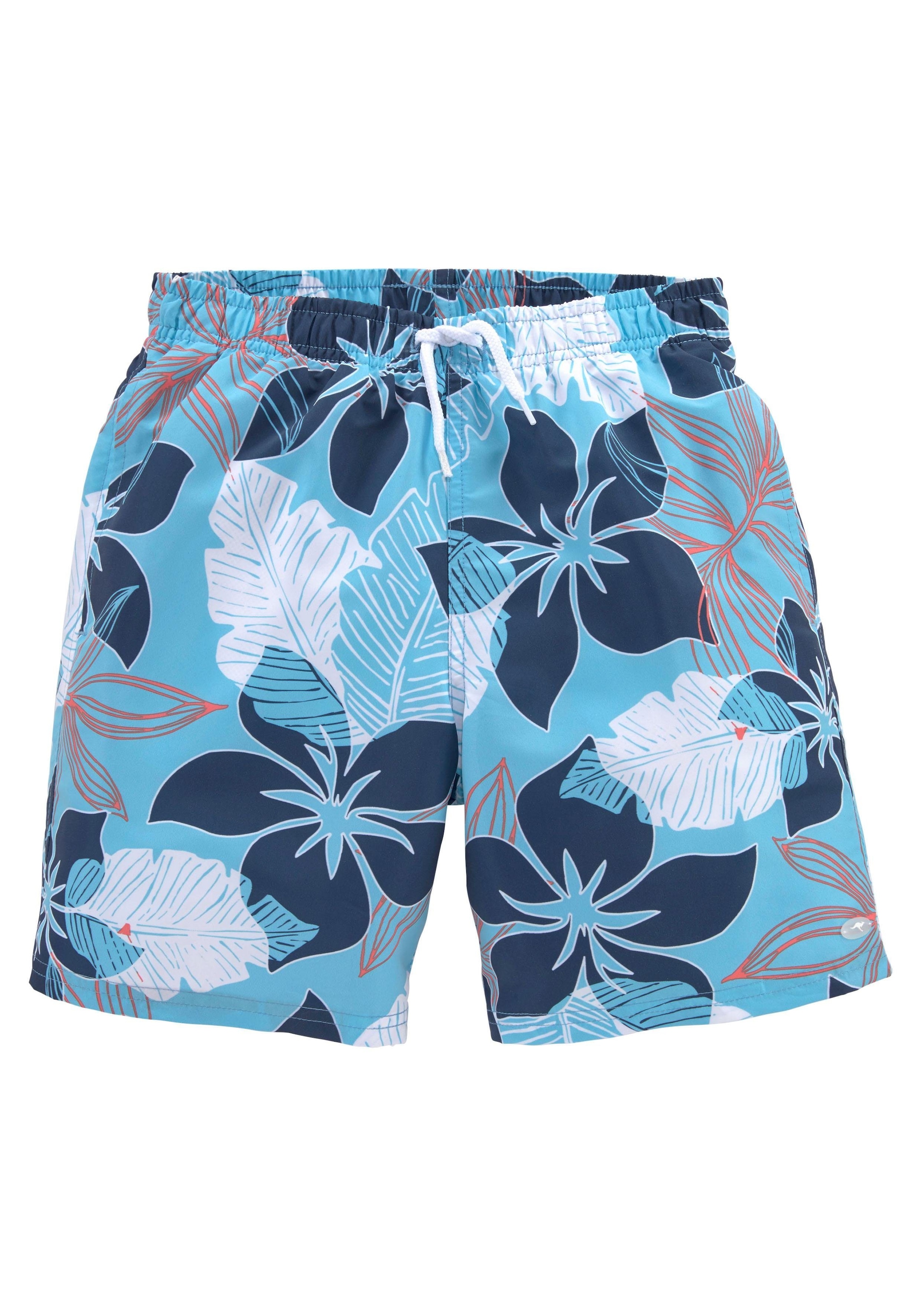 Hawaiiprint »Moloka St.), Kids«, Badeshorts mit bei (1 KangaROOS