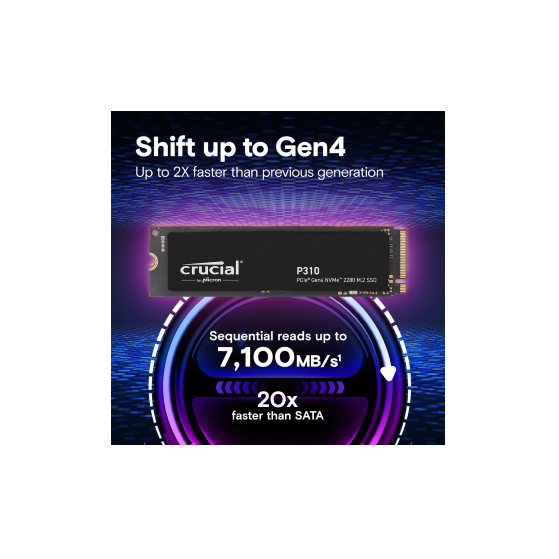 Crucial interne SSD »P310«