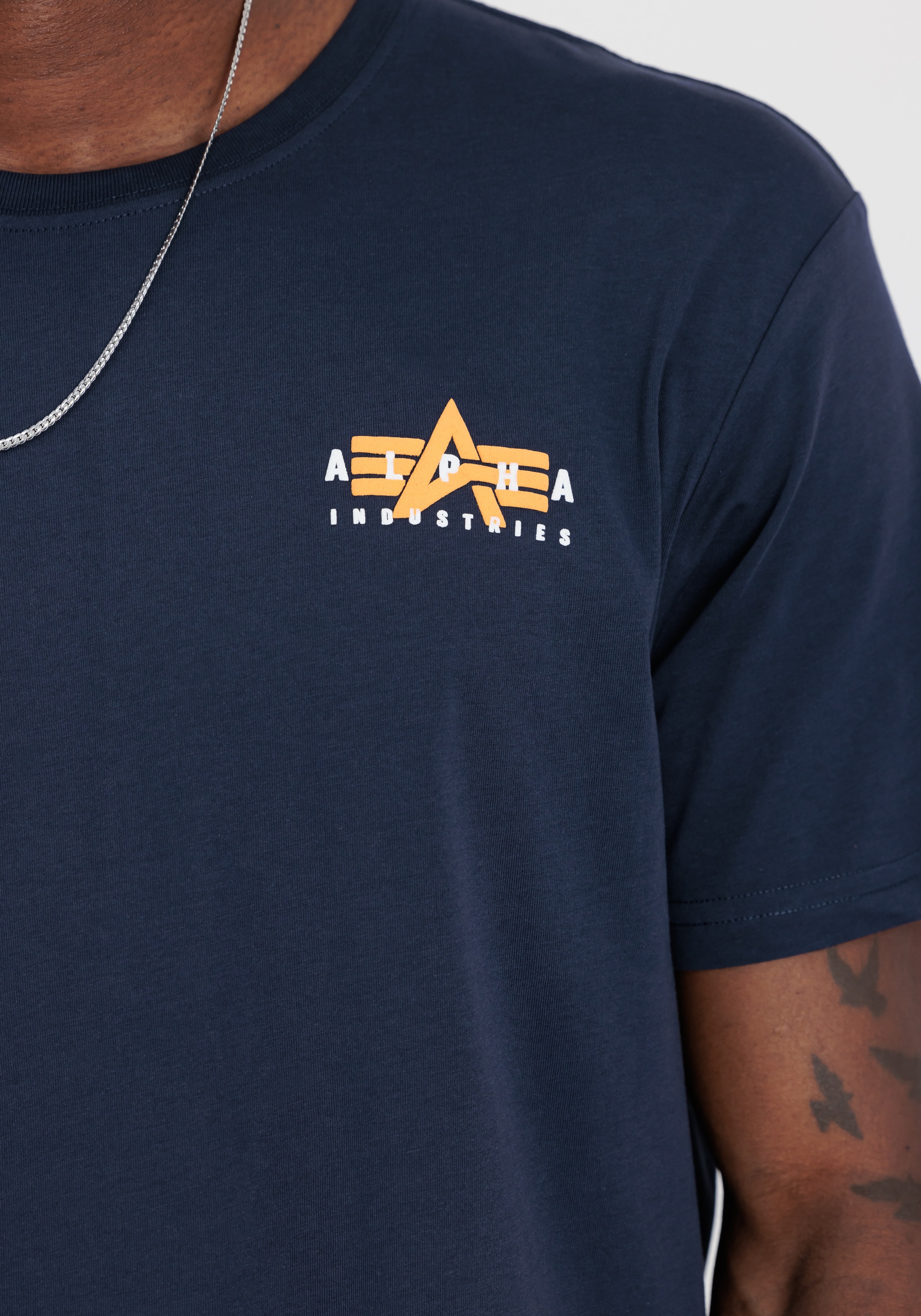 Alpha Industries T-Shirt »Puff Print Logo Backprint T-Shirt«