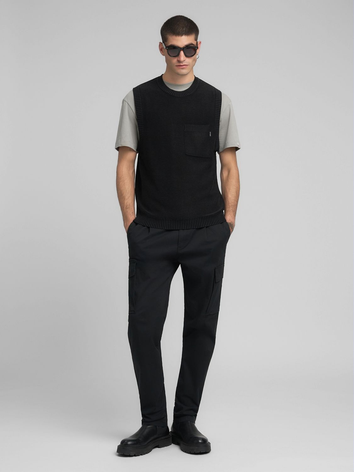 Replay Chinohose »Adhann«  aus Twill mit Cargotaschen, Tapered Fit