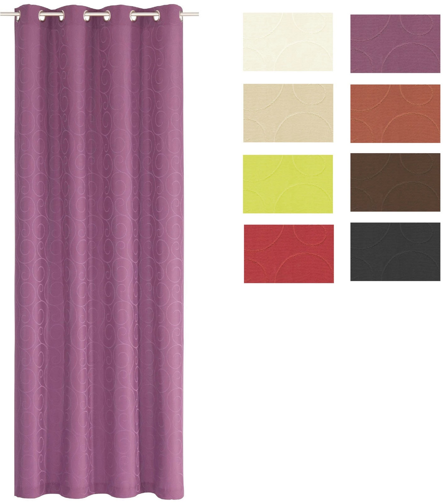 Wirth Vorhang »NEUFAHRN« Ösen 1 Stk. tlg.