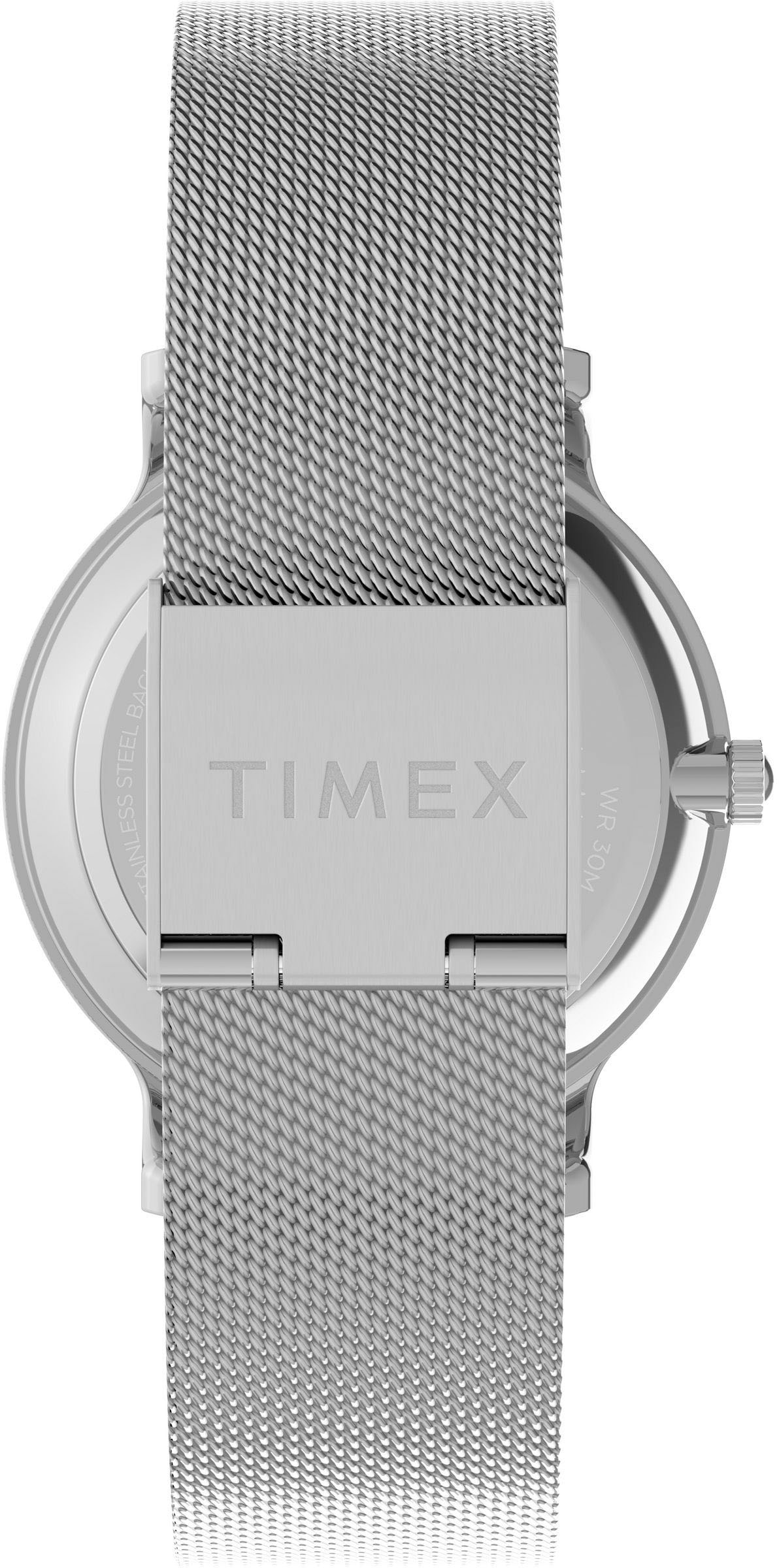Timex Quarzuhr »TRANSCEND« Armbanduhr, Damenuhr,Edelstahlarmband,analog