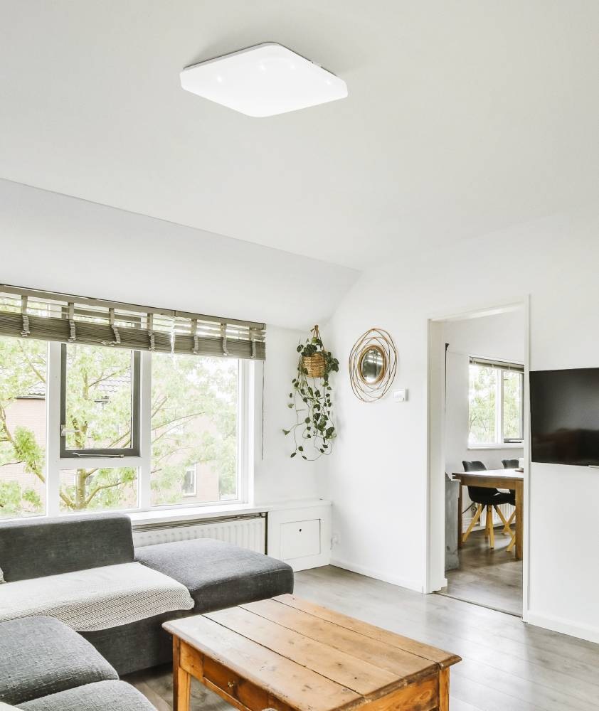 EGLO Deckenleuchte »FRANIA«, LED-Board, warmweiß, weiß / L43 x H7 x B43 cm / inkl. 1 x LED-Platine (je 33,5W, 3900lm, 3000K) - Deckenlampe - Schlafzimmerlampe - Büroleuchte - Lampe - Schlafzimmer - Flurlampe - Küchenlampe