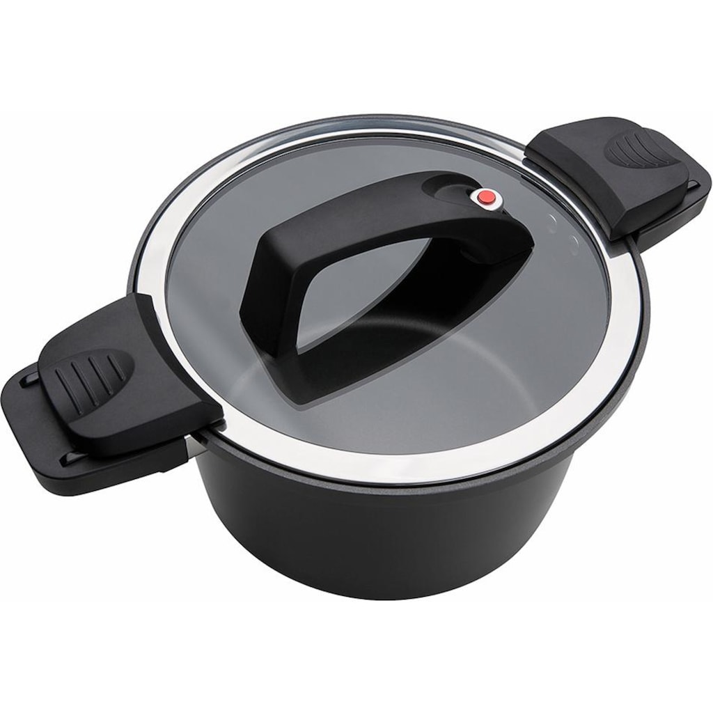 GSW Dampfgartopf »Gourmet Nero«, Aluminium, (1 tlg.)