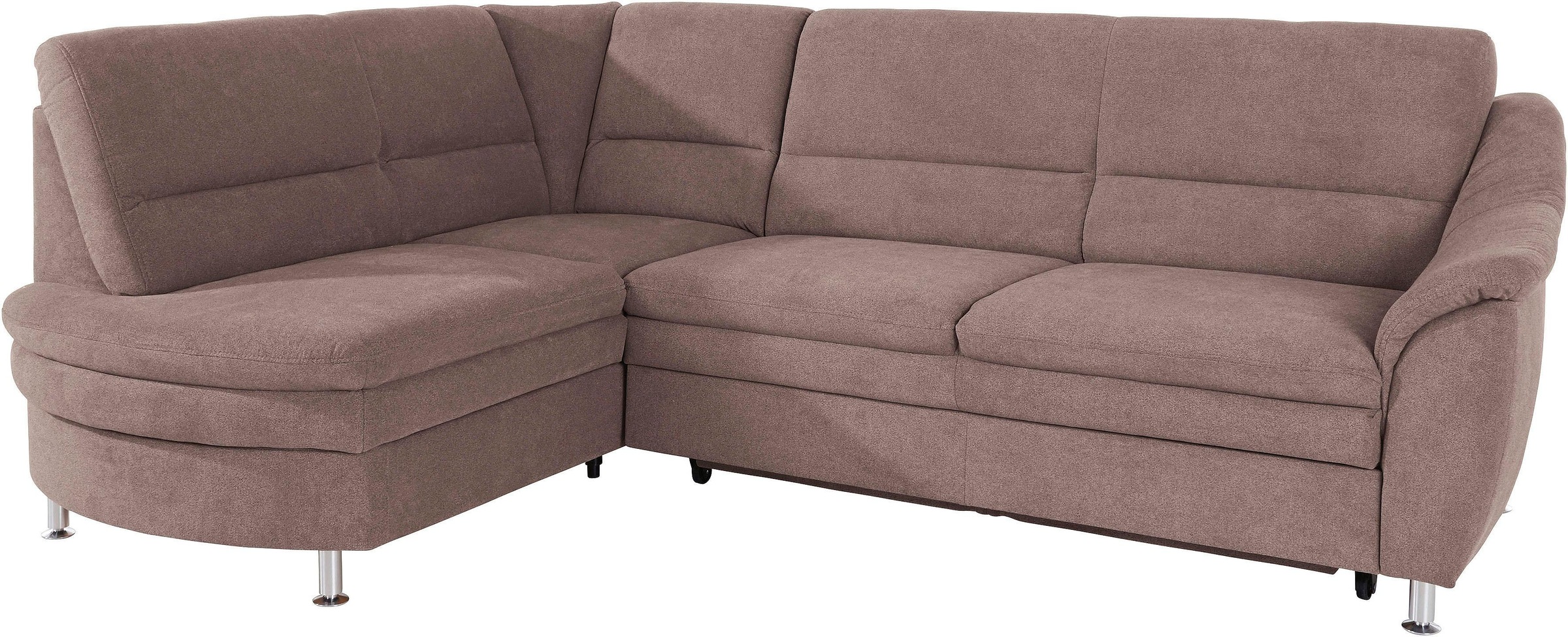 Places of Style Ecksofa »Cardoso L-Form«, Federkern, wahlweise mit Bett, Schubkasten