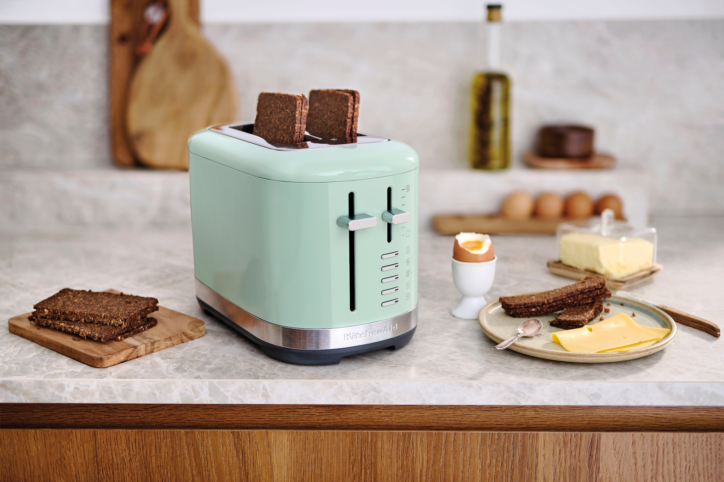 KitchenAid Toaster »5KMT2109EPT pistazie«, 2 Schlitze, 980 W