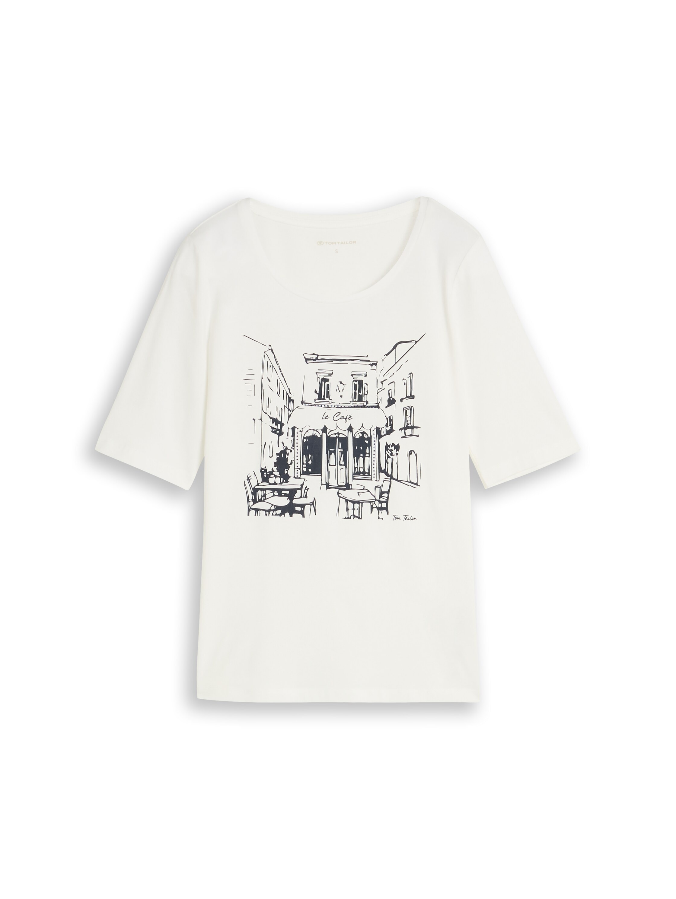 TOM TAILOR Kurzarmshirt Sommershirt mit Print