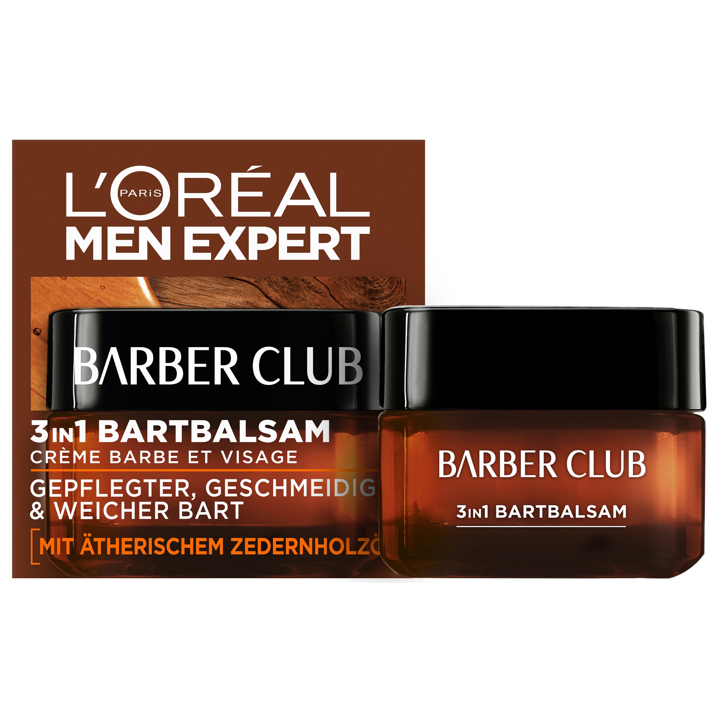 L'ORÉAL PARIS MEN EXPERT Bartbalsam »BARBER CLUB BART + HAUT« weiches Bartgefühl, pflegt Bart und Gesicht, zieht schnell ein