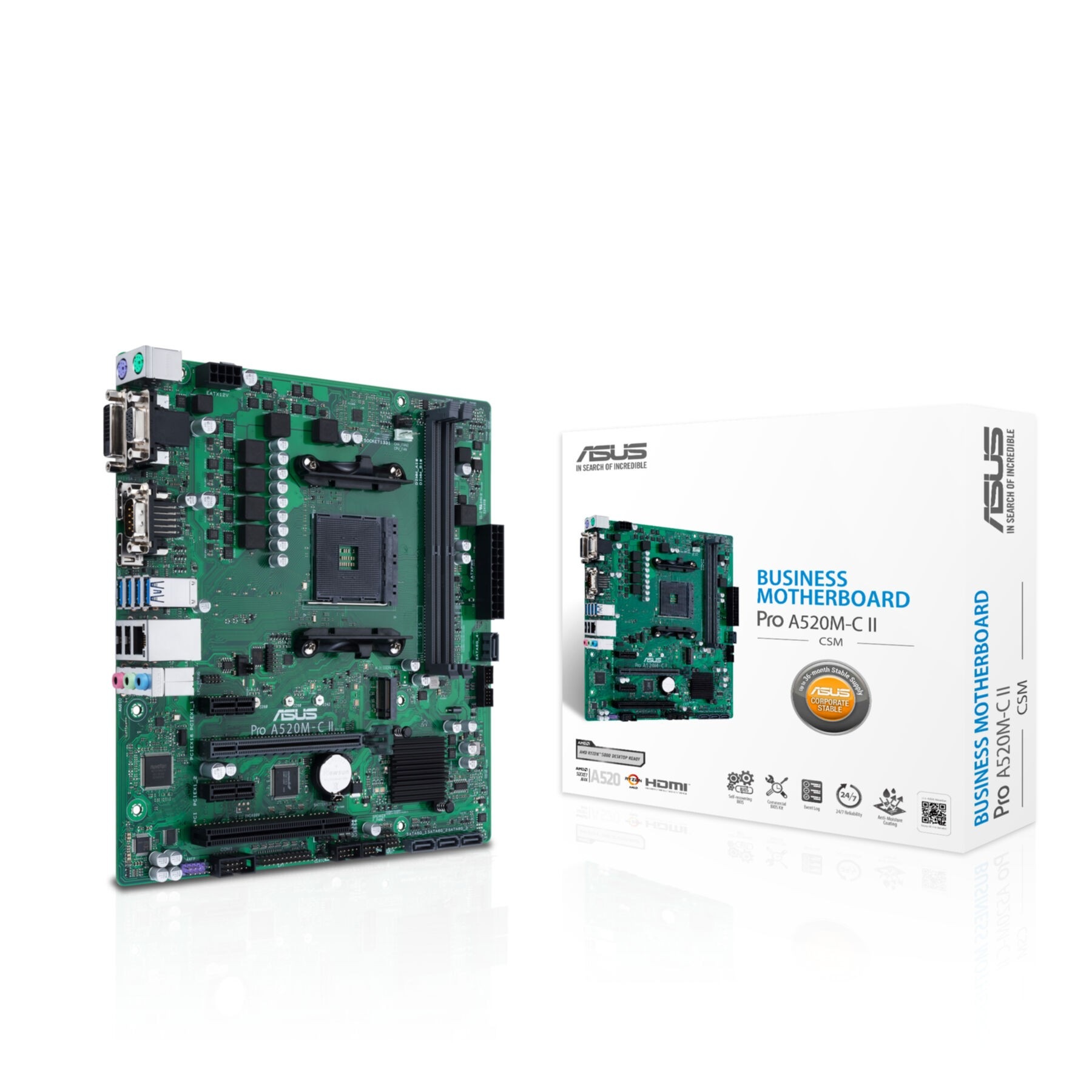 Mainboard »PRO A520M-C II/CSM«