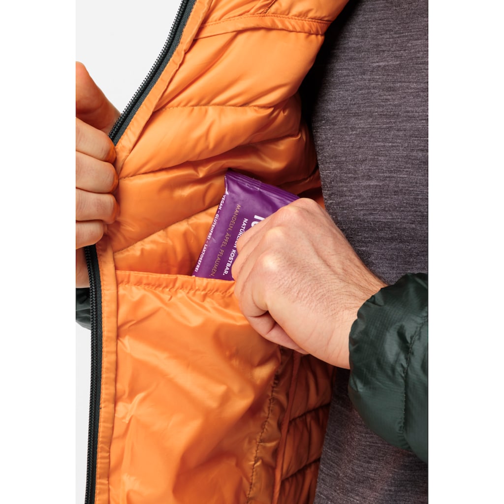 Jack Wolfskin Daunenjacke »PASSAMANI DOWN HOODY M«, mit Kapuze