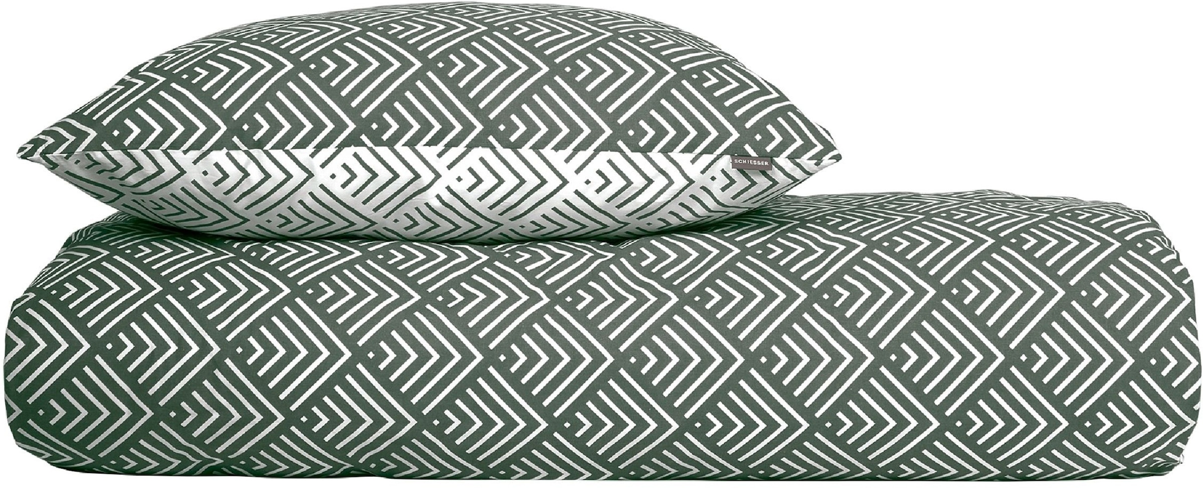 Schiesser Bettwäsche »Mabel aus weicher Baumwolle mit abstraktem Muster« 2 Stk. OEKO-TEX® MADE IN GREEN