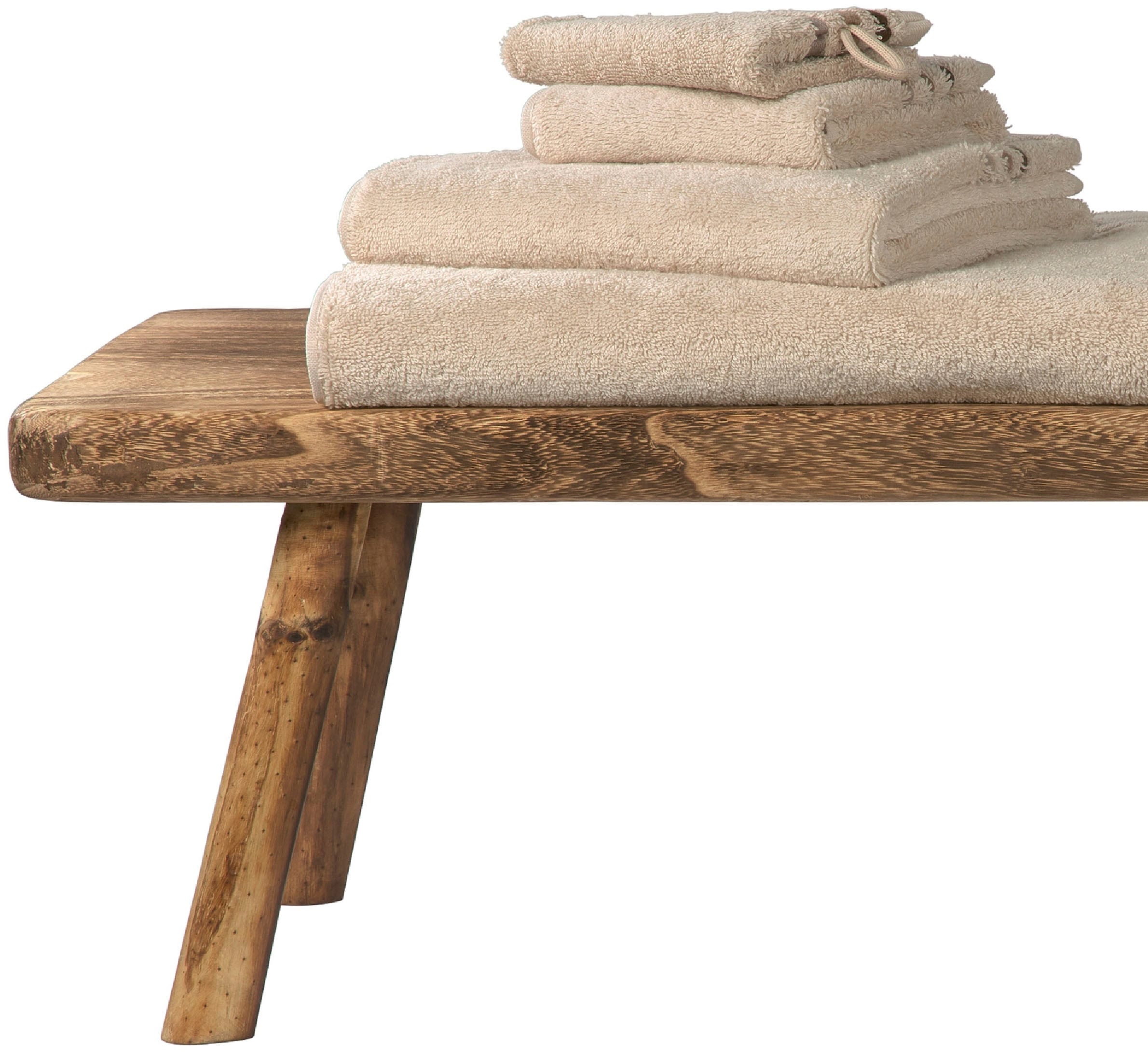 Schiesser Handtücher »Skyline Color aus 100 % Baumwolle mit eleganter Streifenbordüre« MADE IN GREEN by OEKO-TEX®