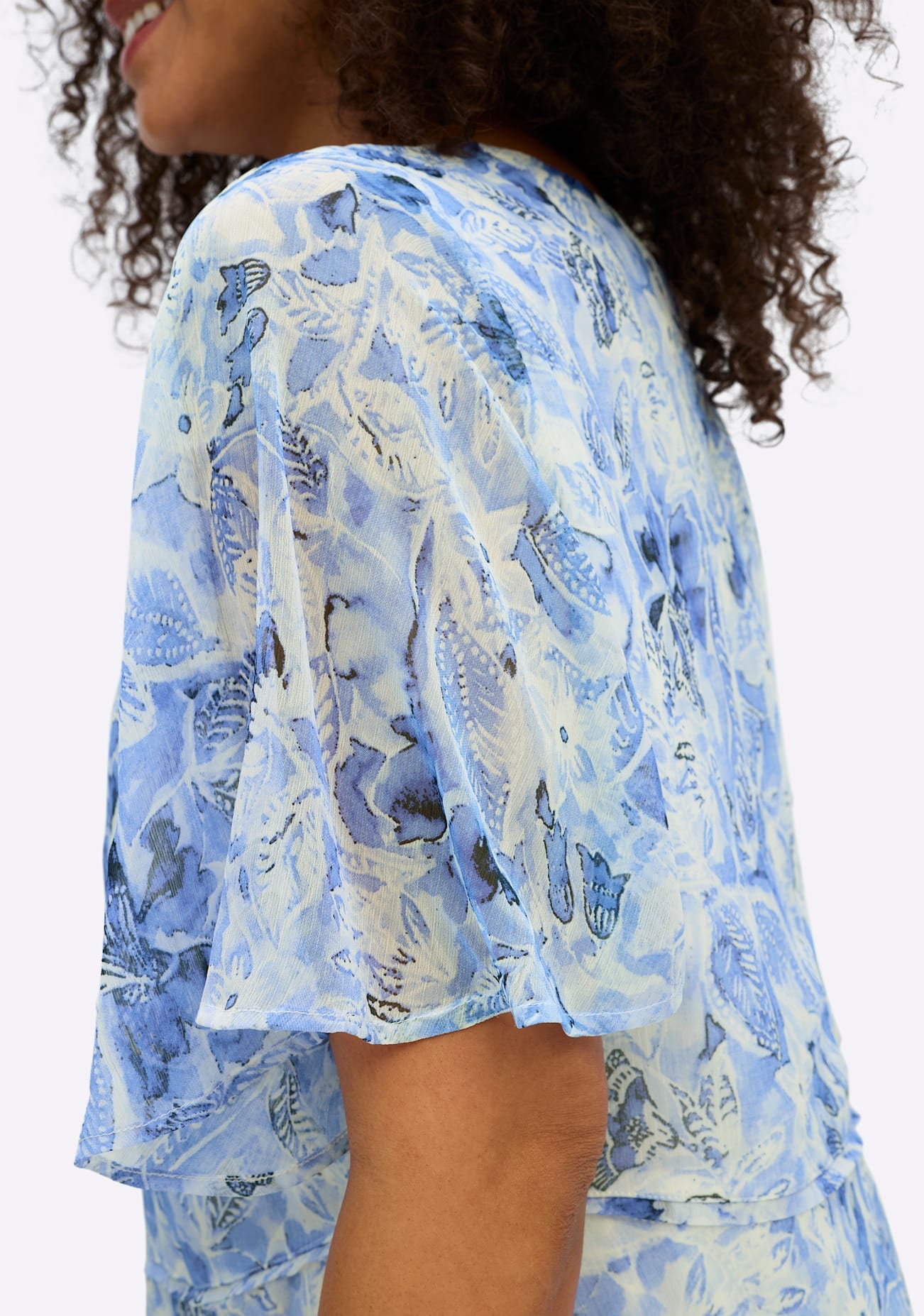 Sheego Chiffonkleid »Kleid«