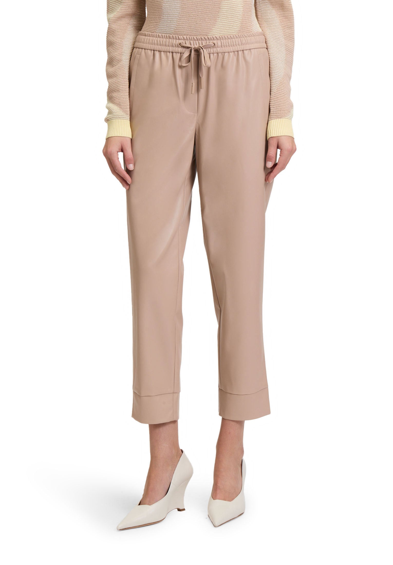 Betty&Co Schlupfhose »Schlupfhose mit Bindegürtel«