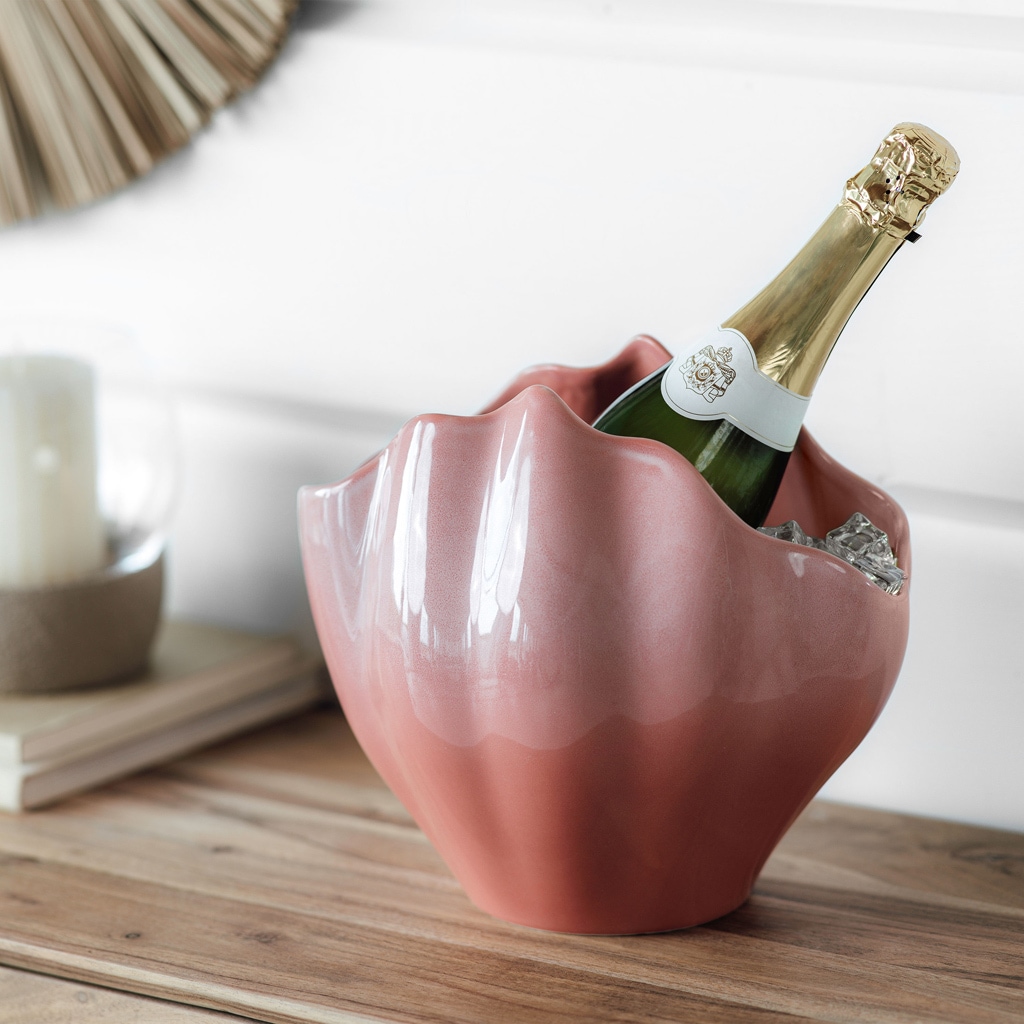 like. by Villeroy & Boch Dekofigur »Muschelvase Perlemor Home 28 x 19 x 23 cm rosa«