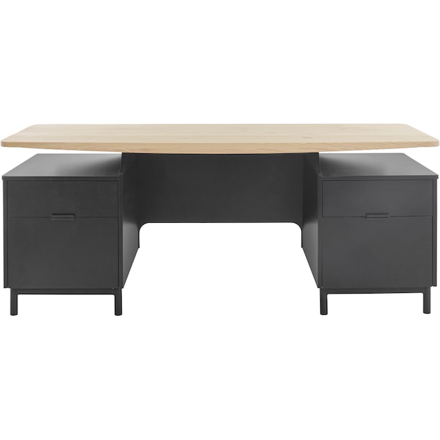 andas Schreibtisch »Ochsenzoll«, Tischplatte aus Kiefer massiv, Schubladen  mit Soft-Close-Funktion kaufen | UNIVERSAL