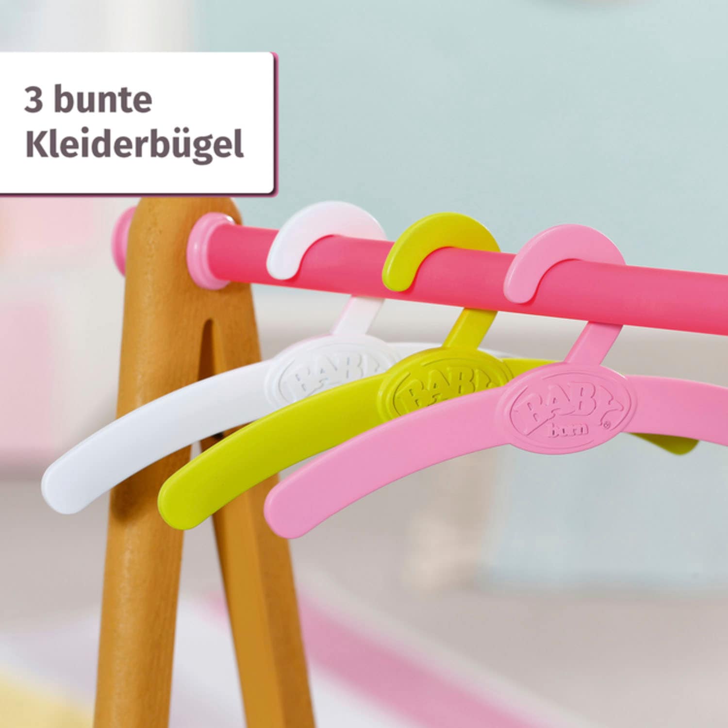 Baby Born Puppenmöbel »Kleiderstange«, mit Dekohund und Spiegel