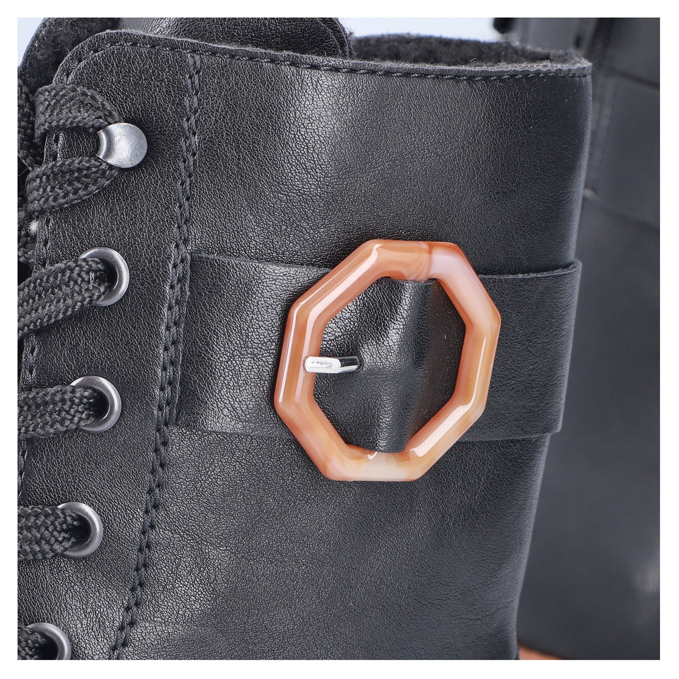 Rieker Winterstiefelette  Schnürboots, Schnürstiefelette, Profilsohle, mit Innenreißverschluss