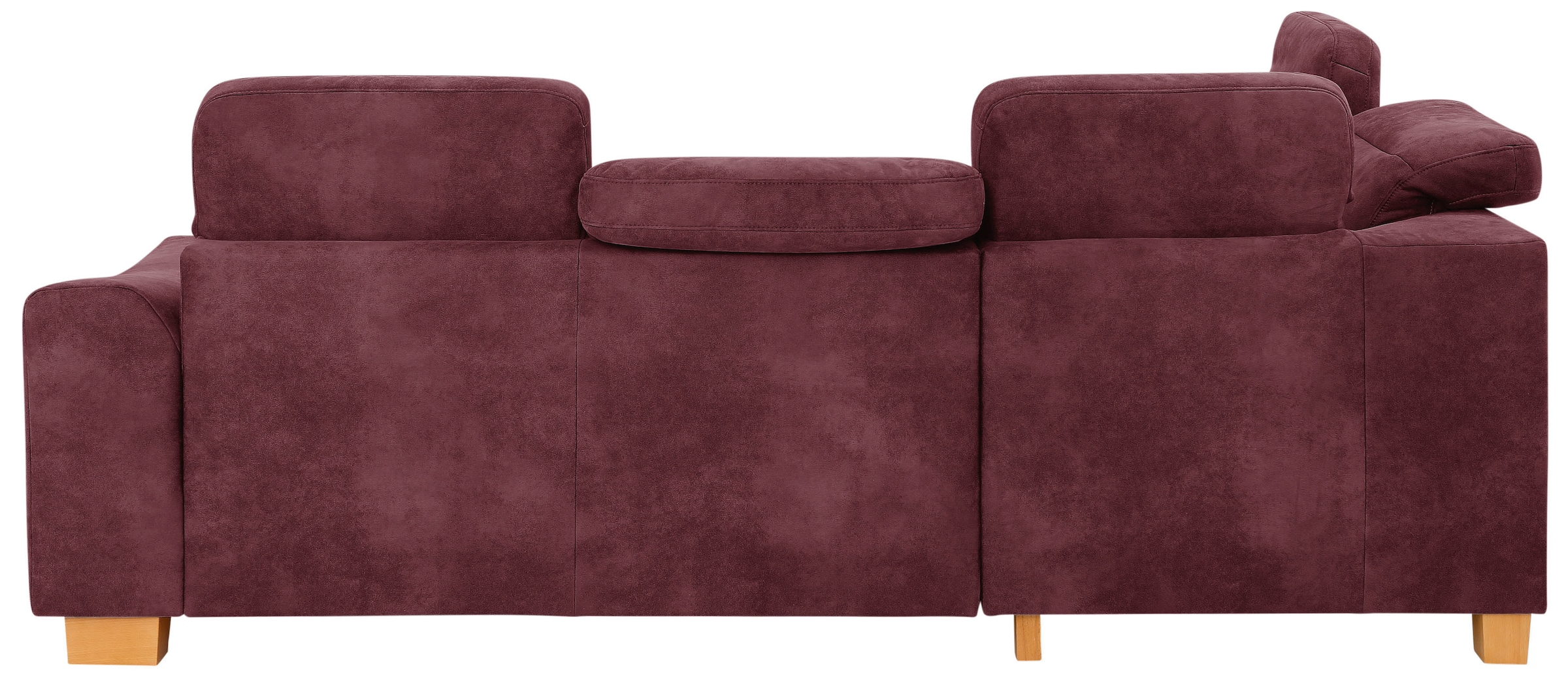 Home affaire Ecksofa »Dundee L-Form«, wahlweise mit Kopfteilverstellung und zusätzlich mit Bettfunktion