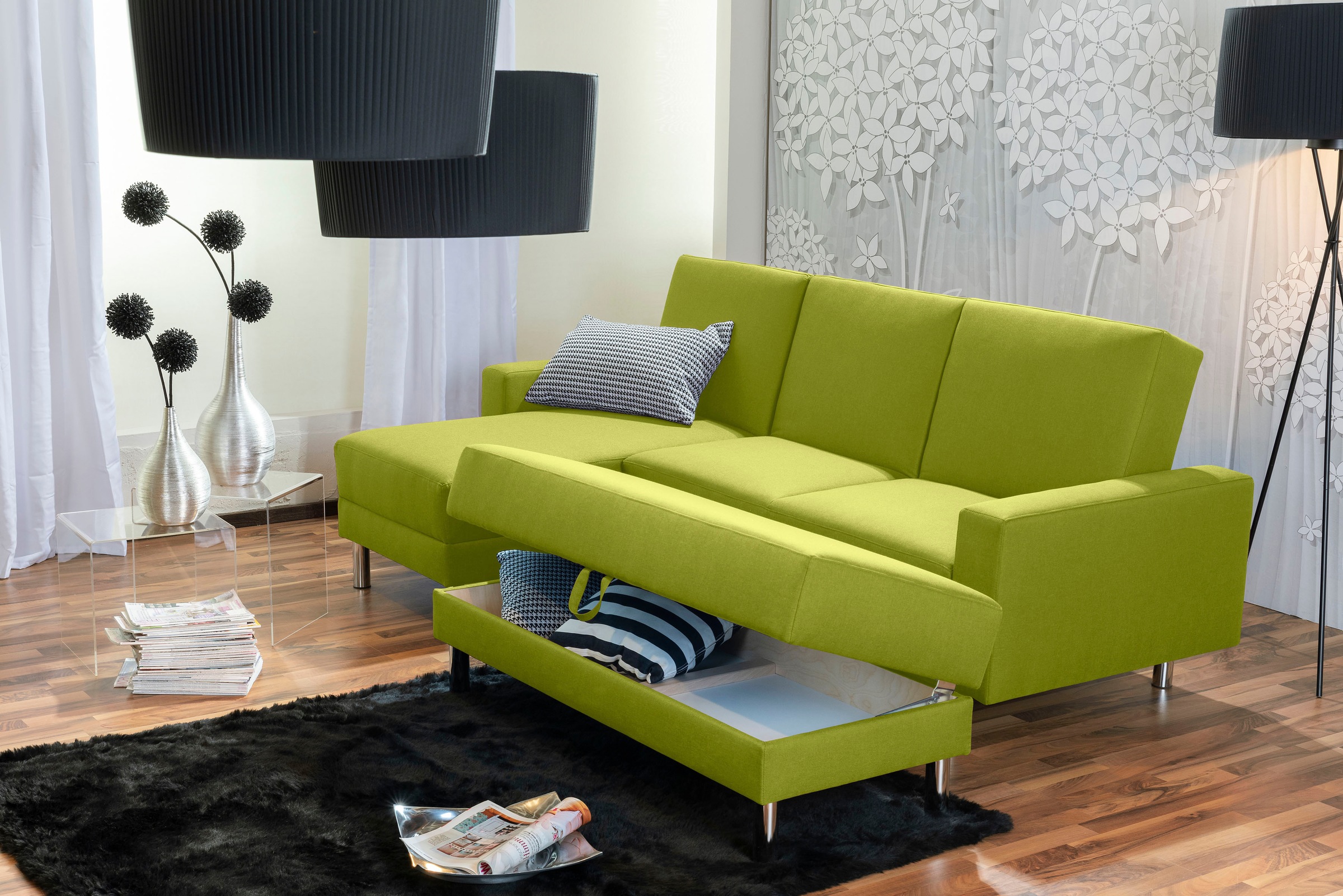 Max Winzer® Hocker »Just Fresh«, mit Stauraum