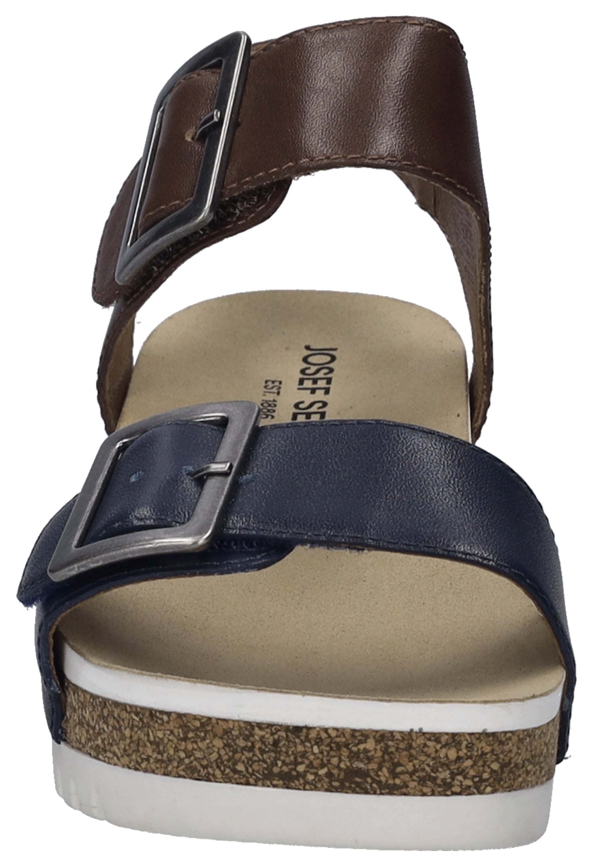 Josef Seibel Sandale »Quinn 02«, Plateausandale, Keilsandalette, Klettschuh mit Schnallen