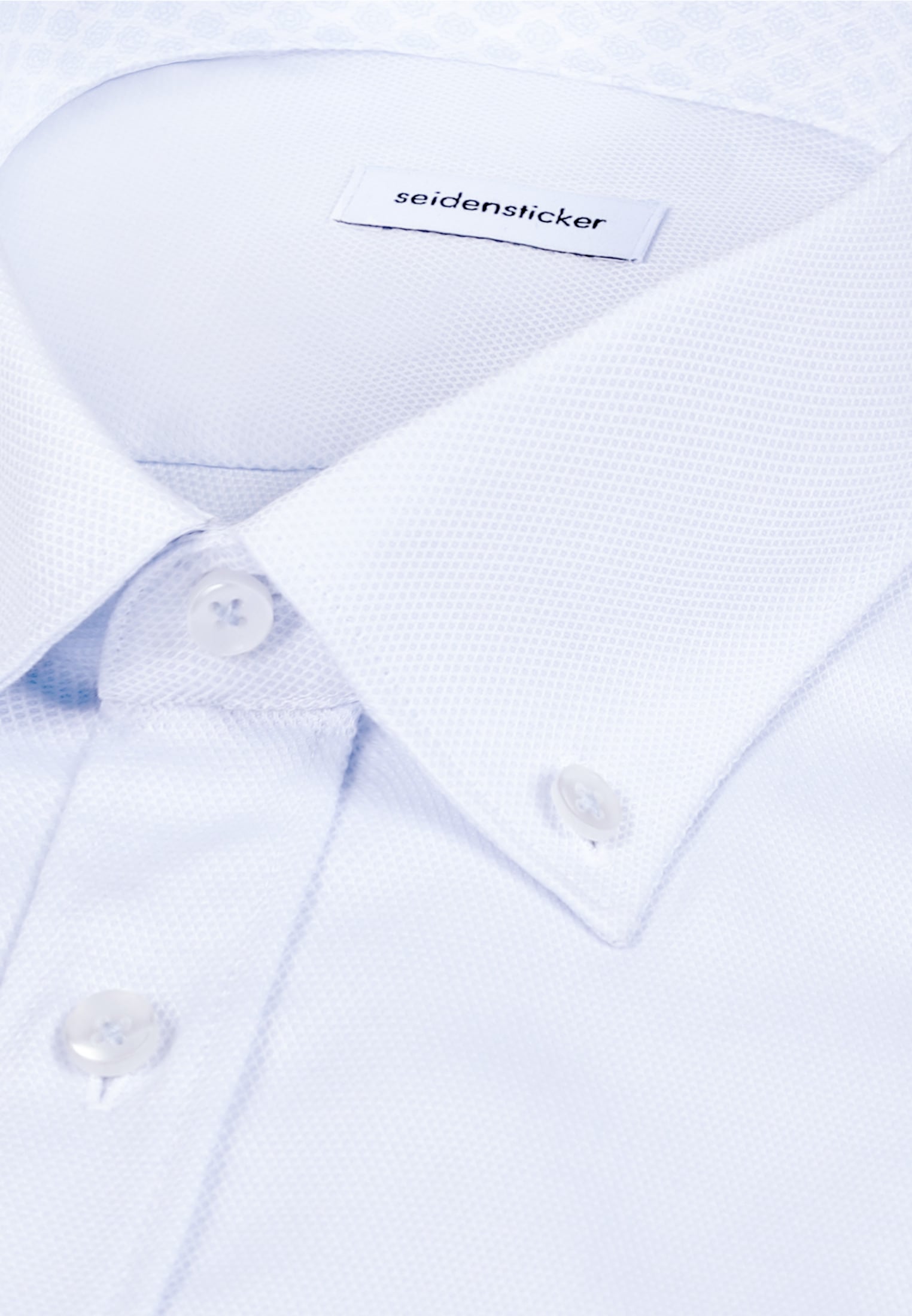 seidensticker Businesshemd »Schwarze Rose« Shaped 1/2 Button-Down-Kragen Struktur