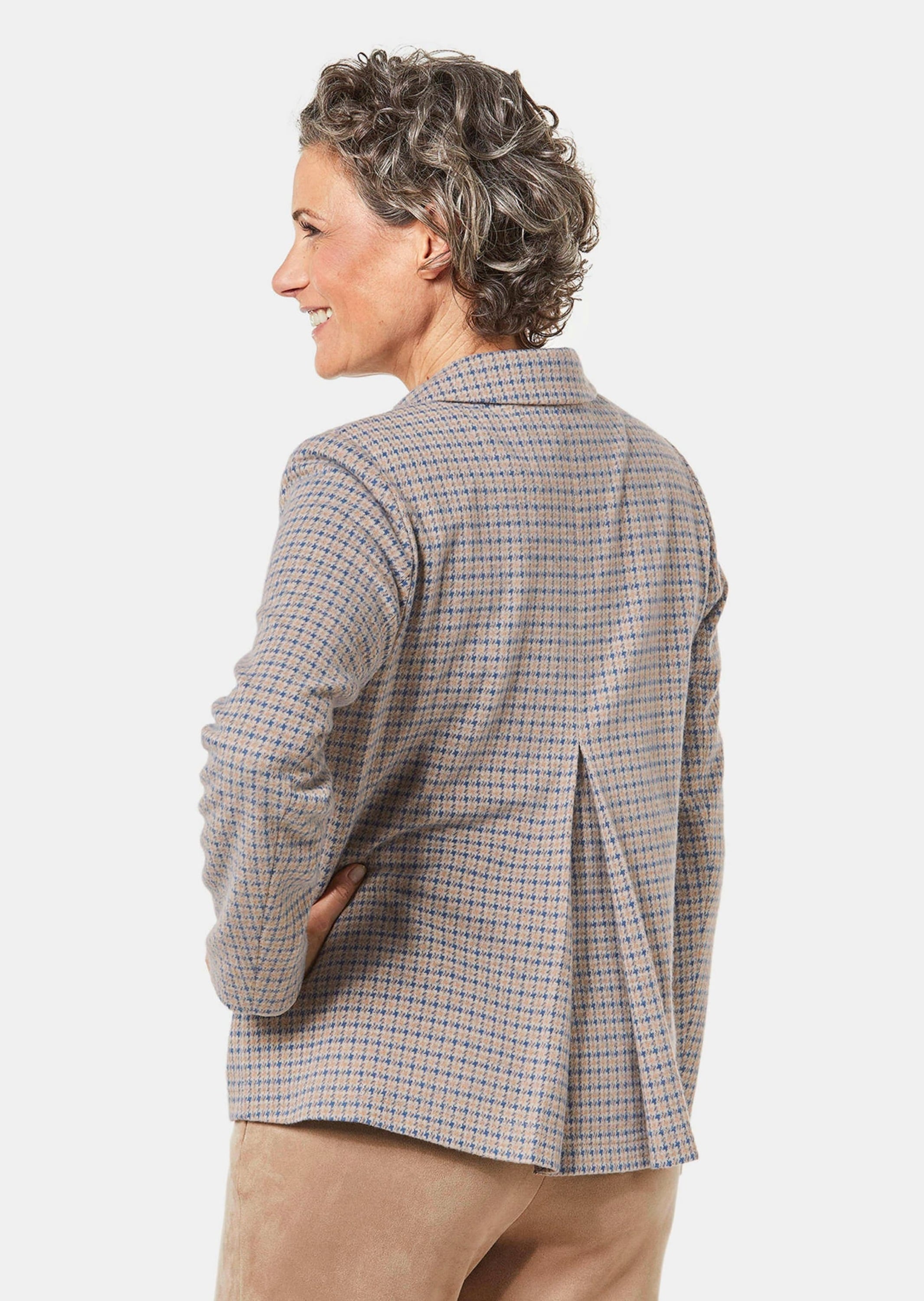 GOLDNER Jerseyblazer »Indoorjacke aus strukturiertem Jersey«