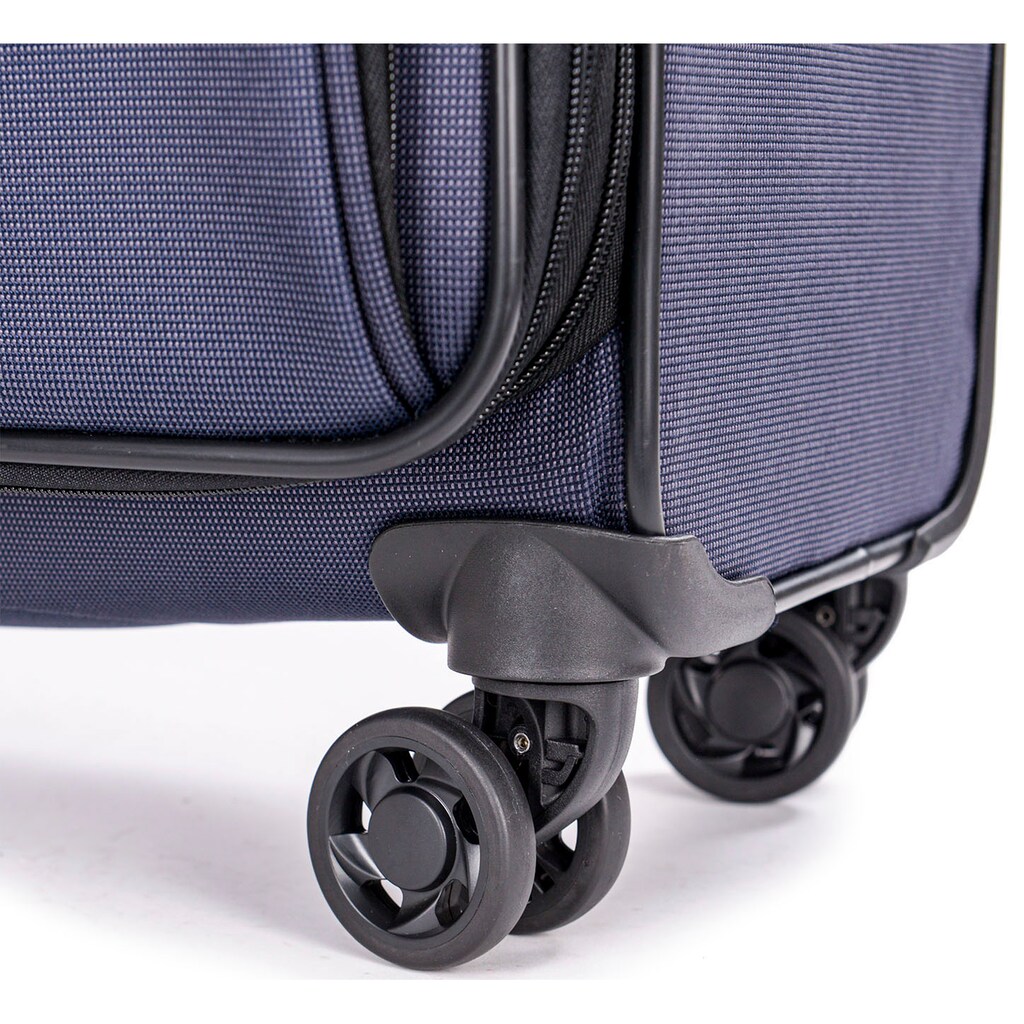 Stratic Weichgepäck-Trolley »Bendigo Light + M, navy«, 4 Rollen