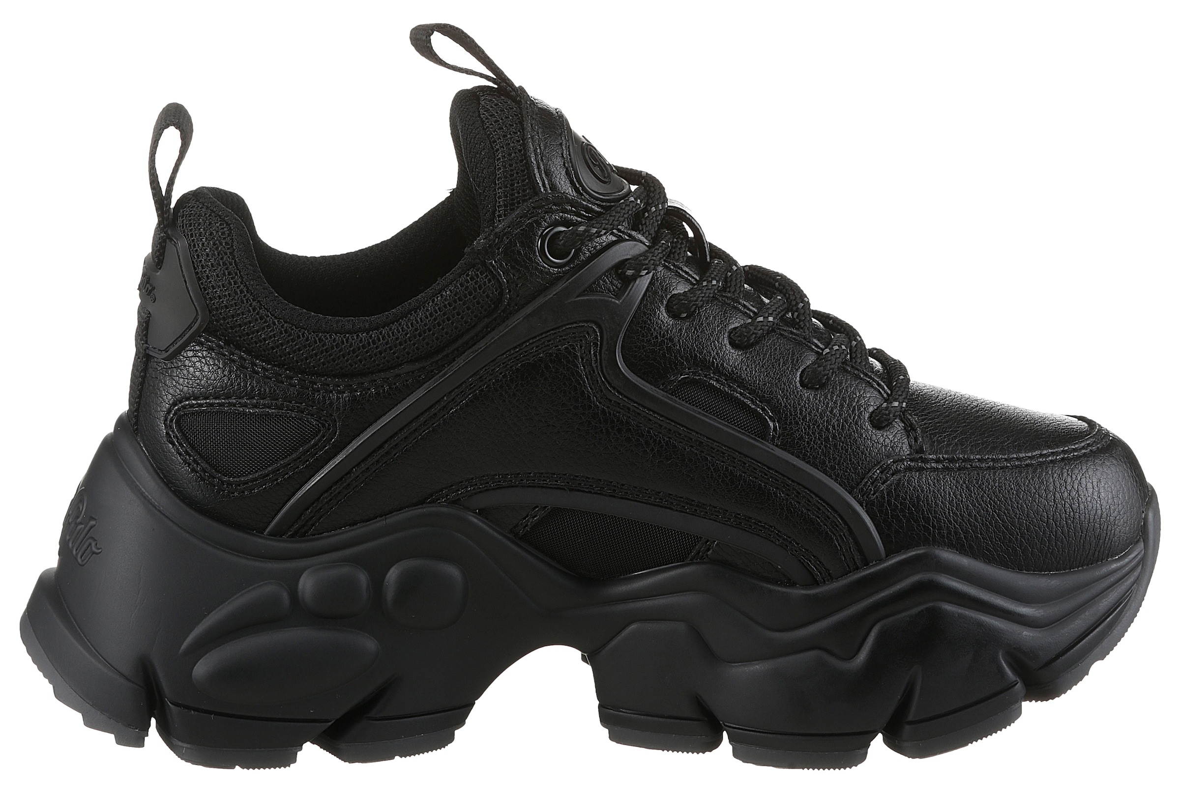 Buffalo Sneaker »BINARY«  in monochromer Optik, Freizeitschuh, Halbschuh, Schnürschuh