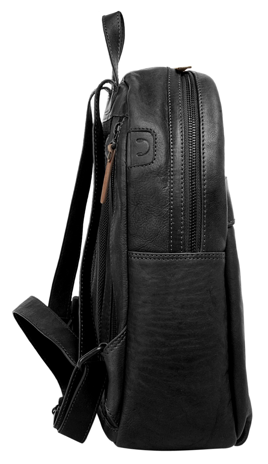 X-Zone Laptoprucksack echt Leder