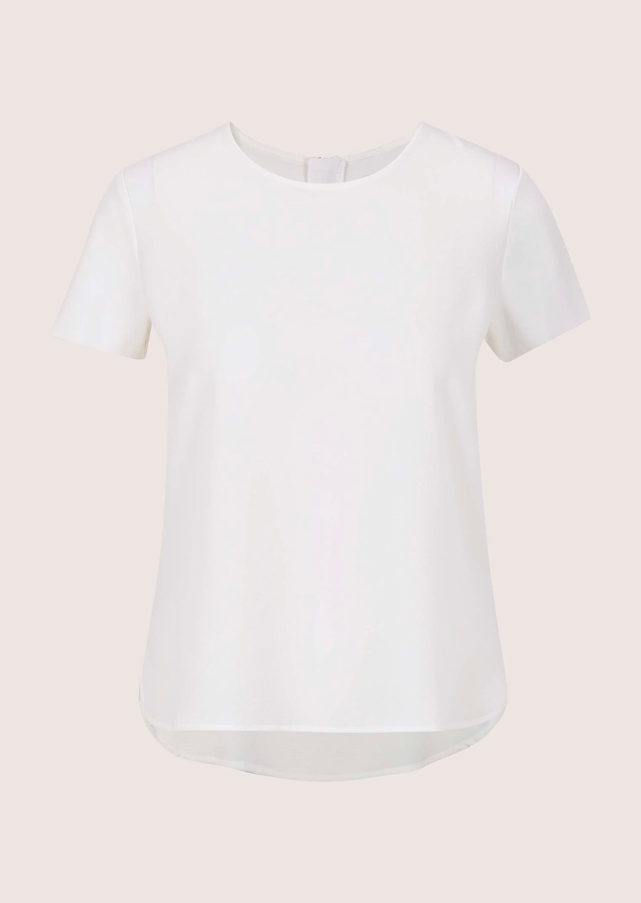 MADELEINE Shirtbluse »Blusenshirt Sommerbluse mit Reißverschluss« Reißverschluss am Rücken