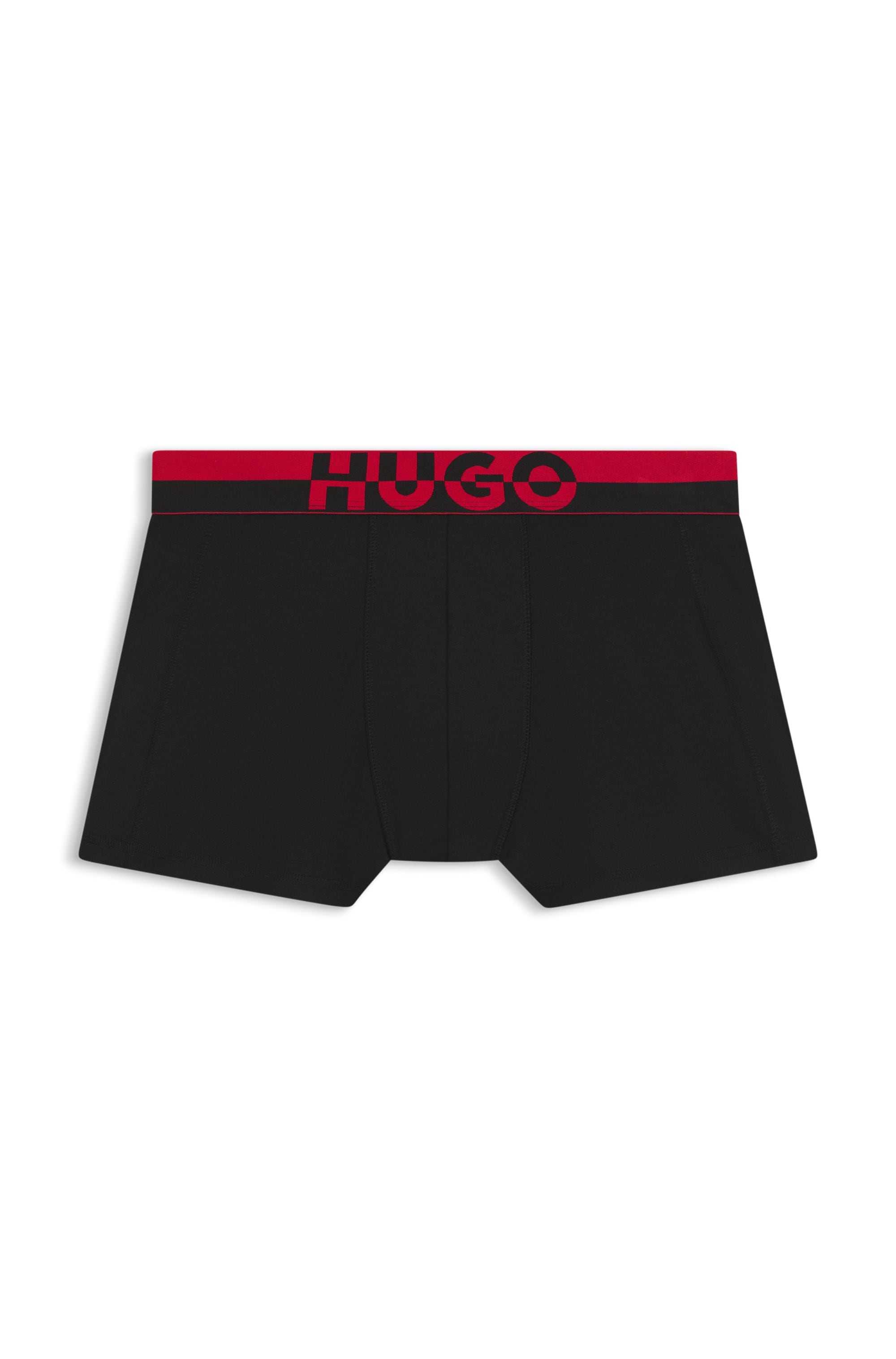 HUGO Underwear Boxershorts »TRUNK TR. SPLIT LOGO«, (3 St.), enganliegend, kurzes Bein