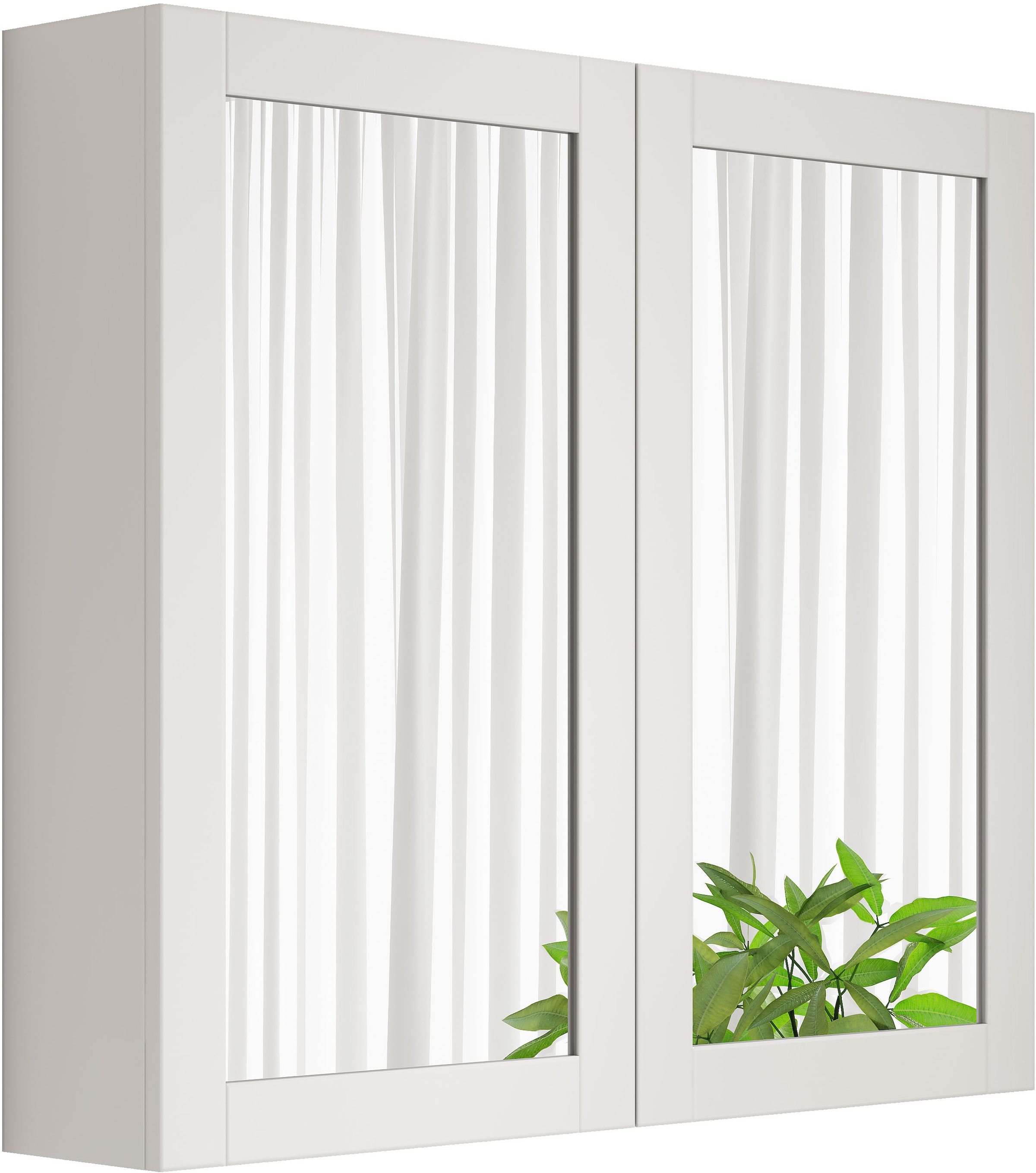 welltime Spiegelschrank »AMSTERDAM« platzsparender Spiegelschrank mit individuell verstellbarem Regalboden