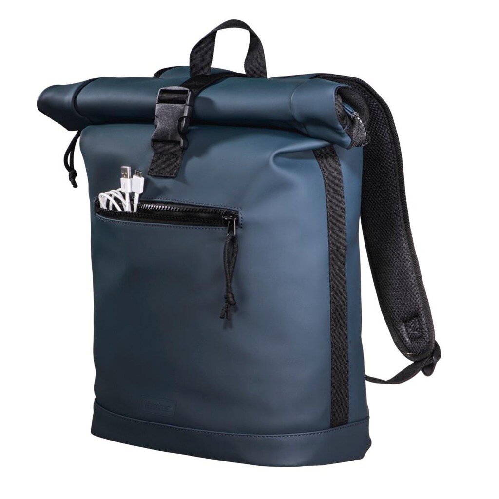 Hama Notebook-Rucksack »Laptop-Rucksack "Merida", Roll-Top, bis 40 cm (15,6")«