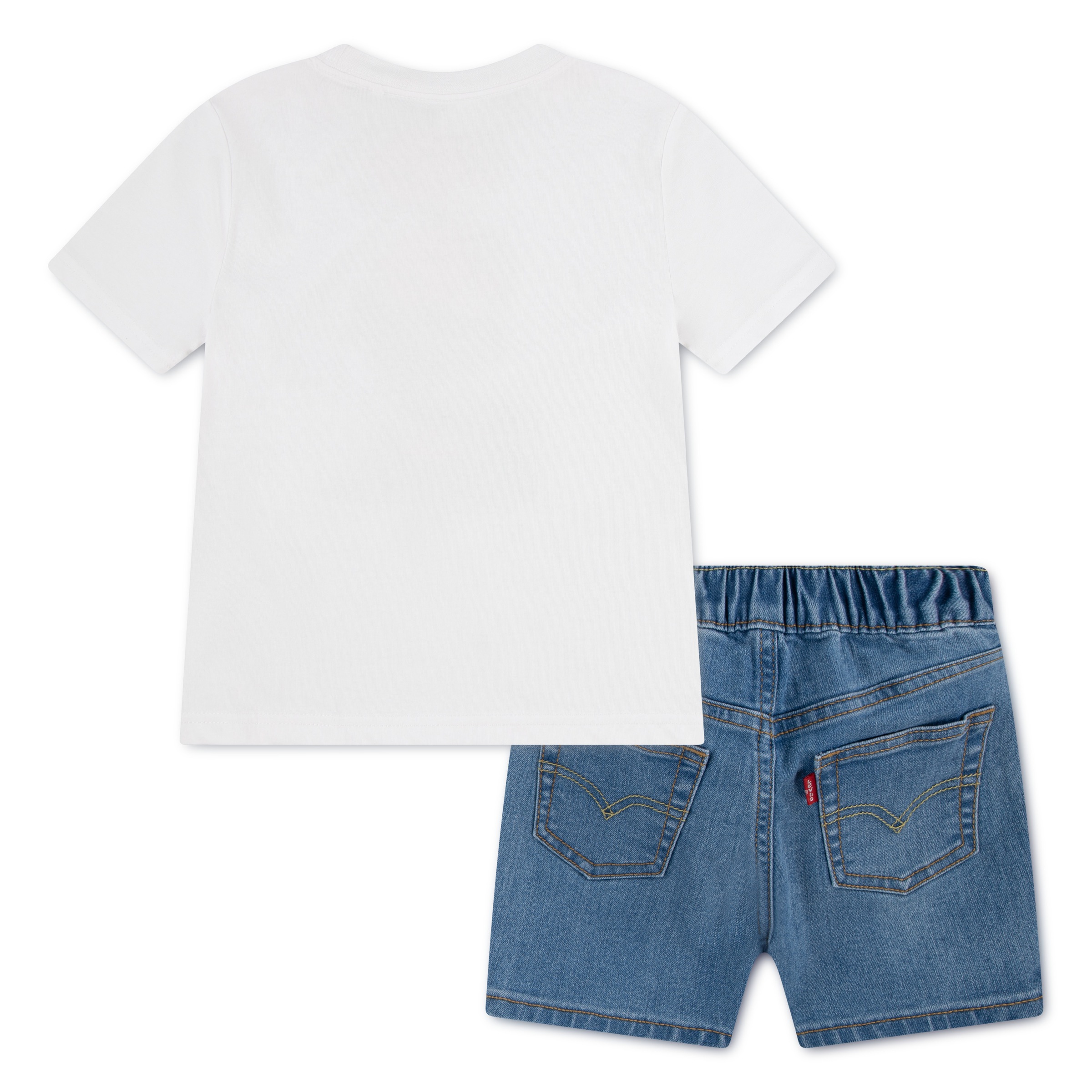 Levi's® Kids Shirt & Shorts »LVB SKATER LEVI TEE & DENIM SE« 2 tlg. for Boys, Jeans-Shirts und Printshirt