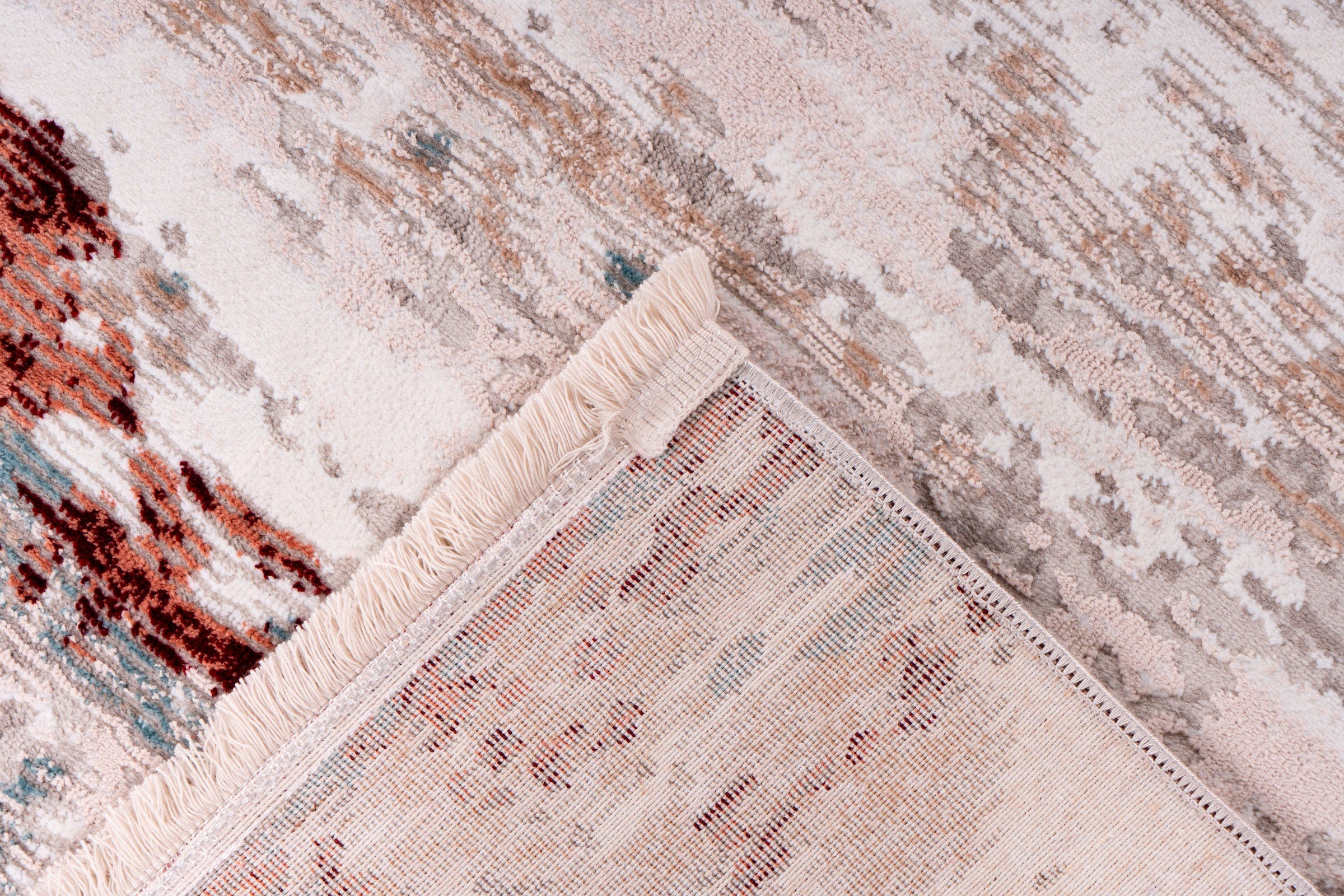 calo-deluxe Teppich »Miran 625« rechteckig 12 mm Höhe Vintage Design, mit Fransen, Wohnzimmer