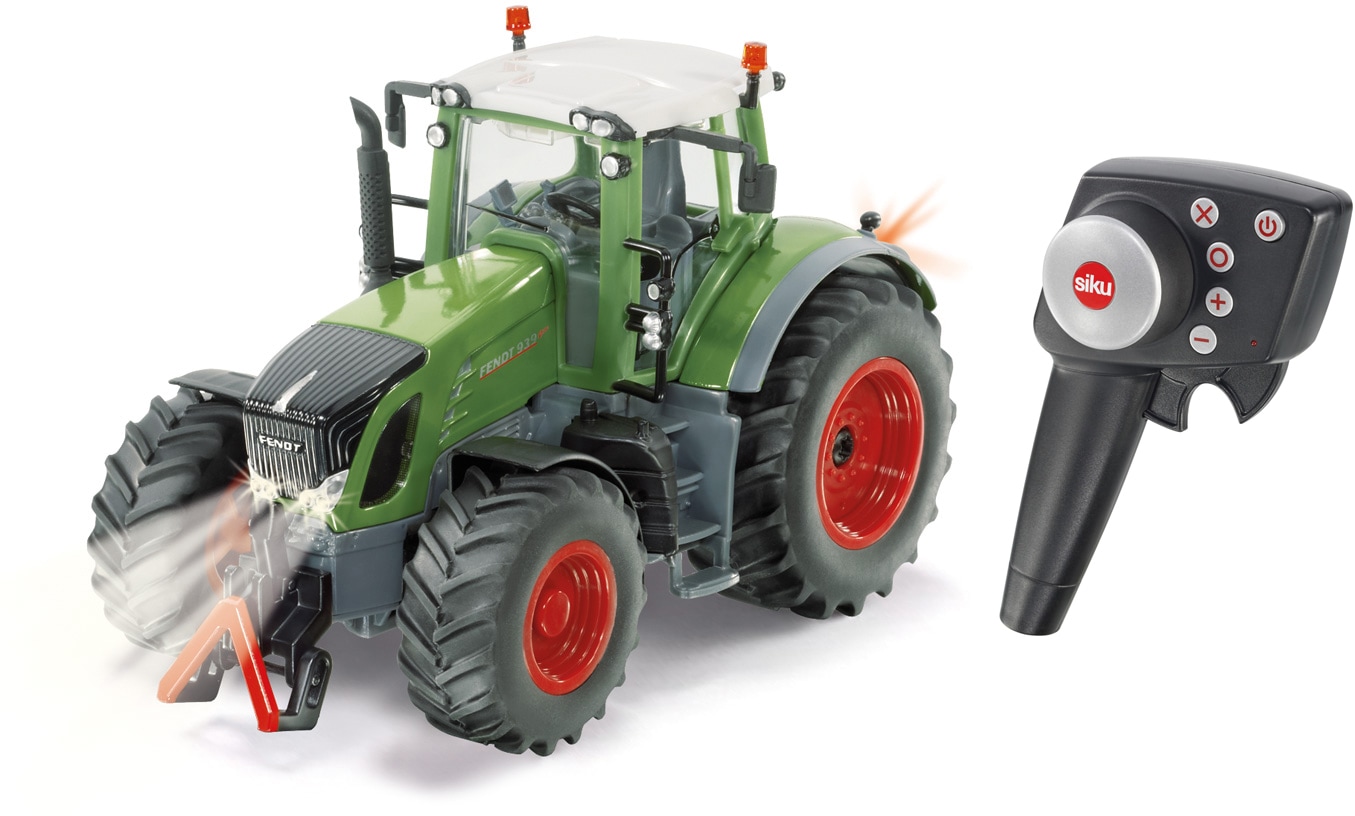 R/C-Traktor mit Anhänger 1:24 Lichter Grün, Spielzeug \ Traktoren