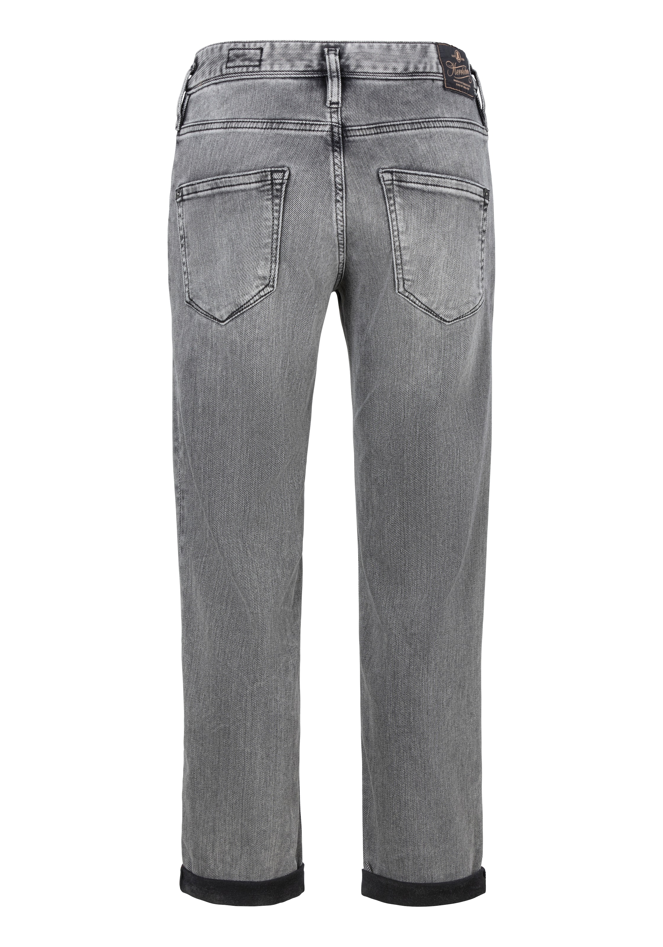 Herrlicher 5-Pocket-Jeans »Shyra Tap Organic Denim Brushed«, mit umgeschlagenem Saum