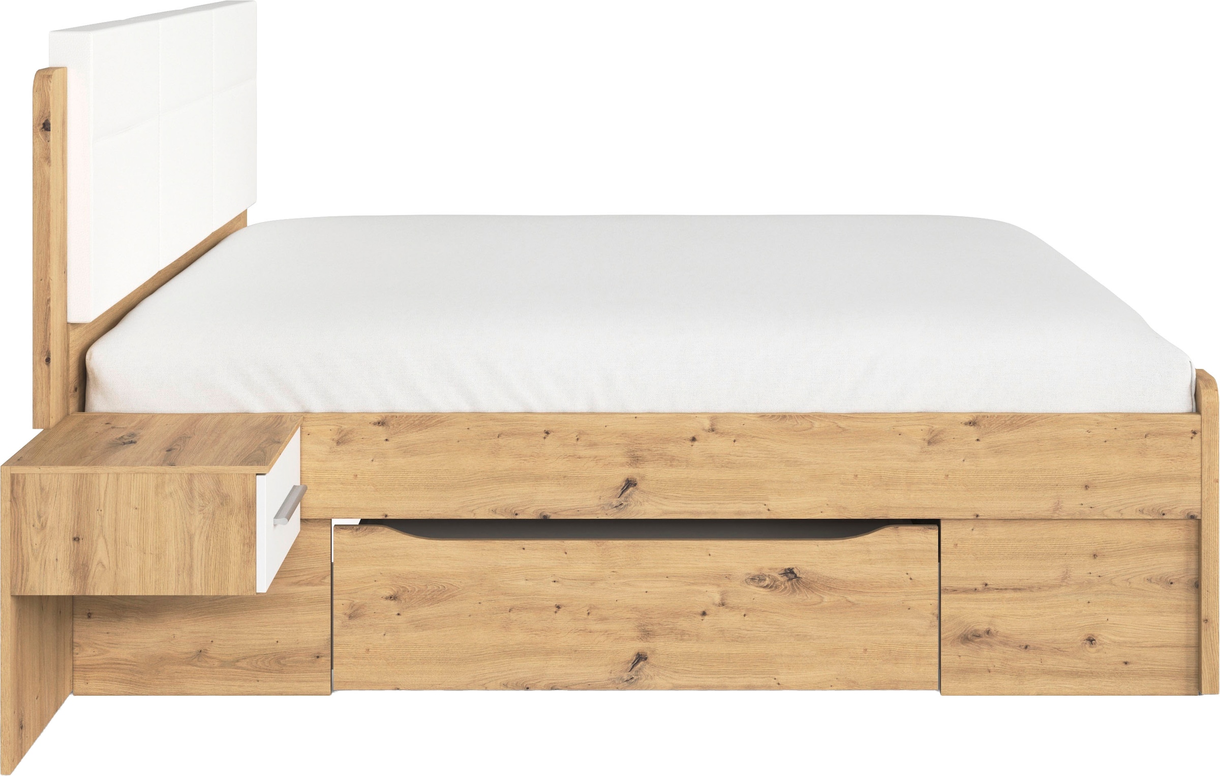 rauch Bettanlage »Doppelbett Komfortbett Funktionsbett WEINGARTEN« Set, Liegefläche 180x200, B/H/T/: 265/118/210 cm, 3 tlg. tlg.