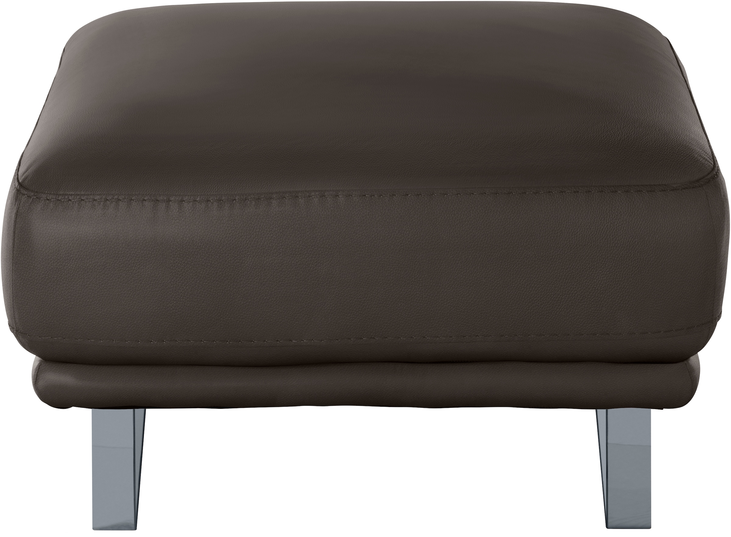 W.SCHILLIG Hocker »montanaa« mit Metallkufen in Silber matt, Breite 71 cm