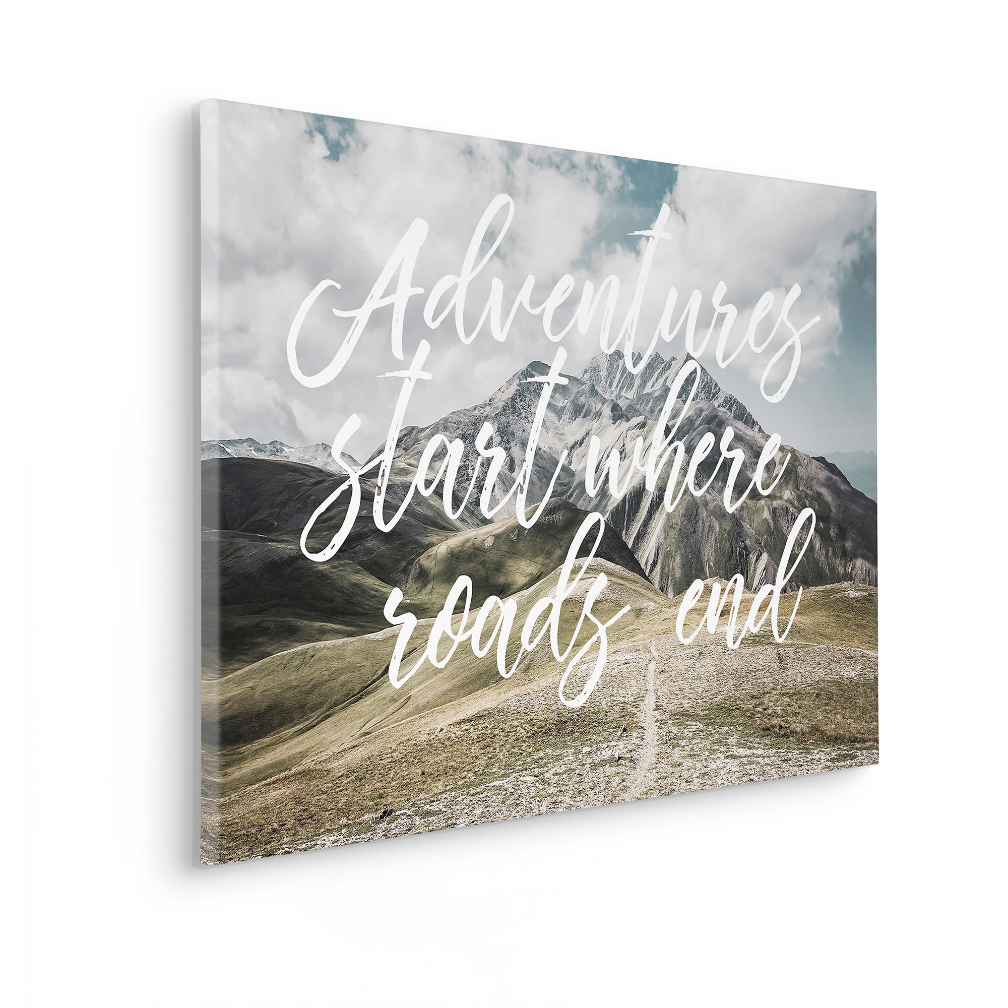 Komar Leinwandbild »Starting Now - Größe 60 x 90 cm«, Natur, (1 St.), Keilrahmenbild mi Echtholzrahmen