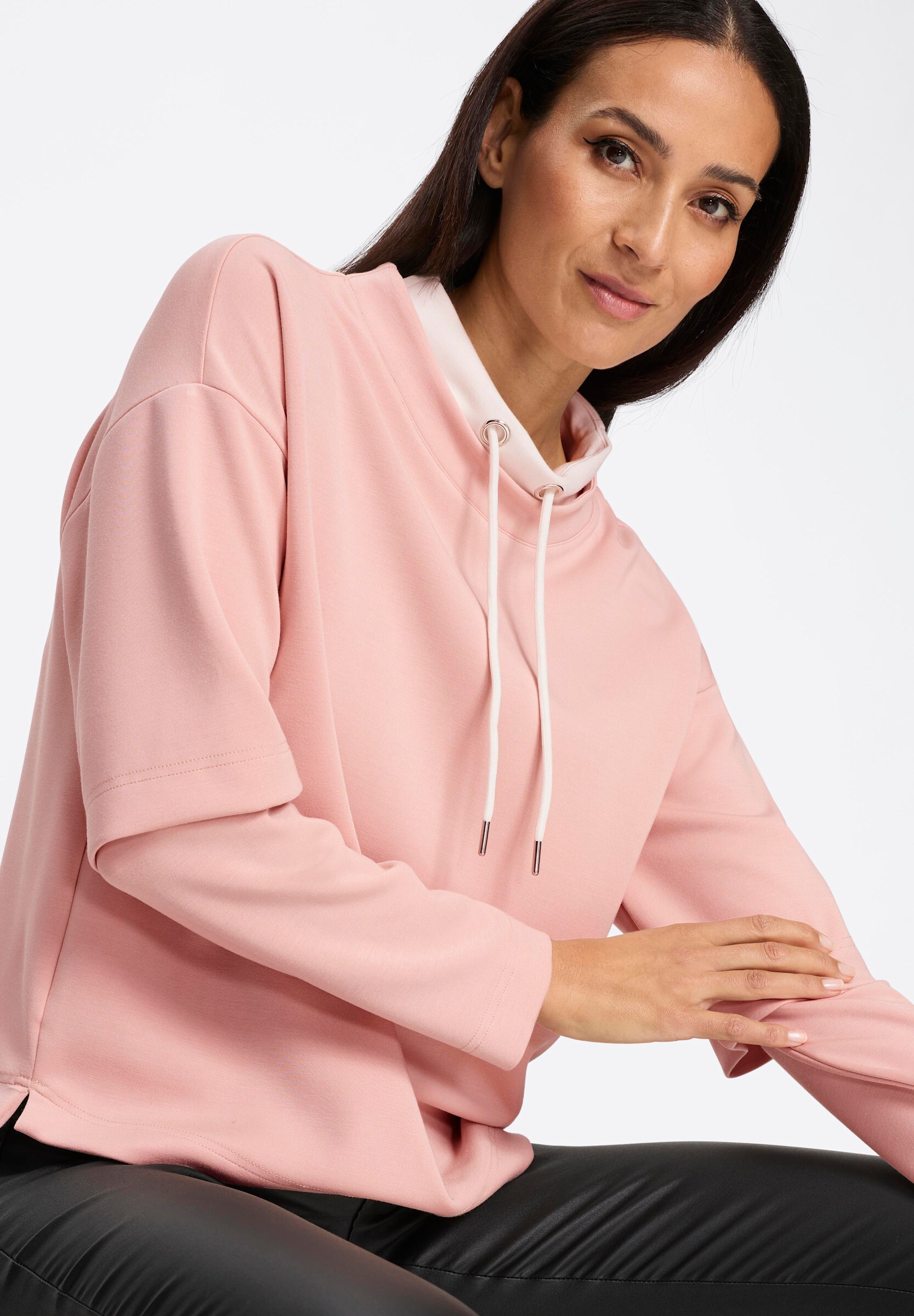 heine Sweatshirt »Sweatshirt Sweatshirt in 2-in-1-Optik«
