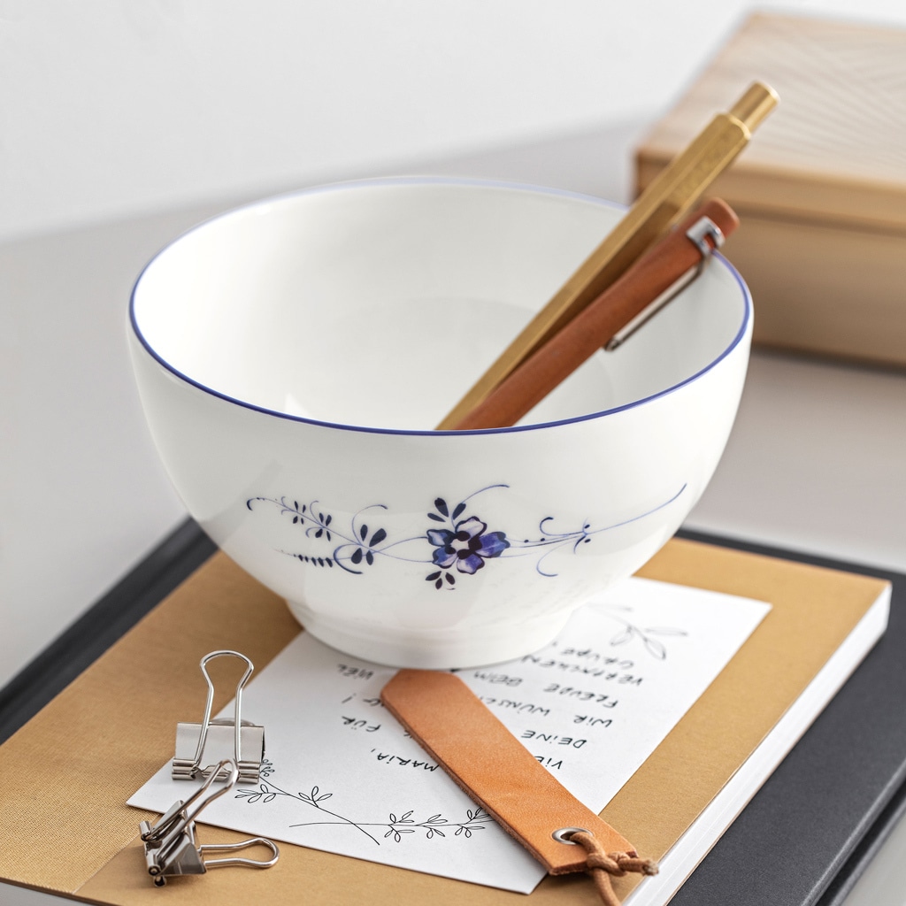 Villeroy & Boch Schale »Bol Vieux Luxembourg 750 ml weiß-blau«