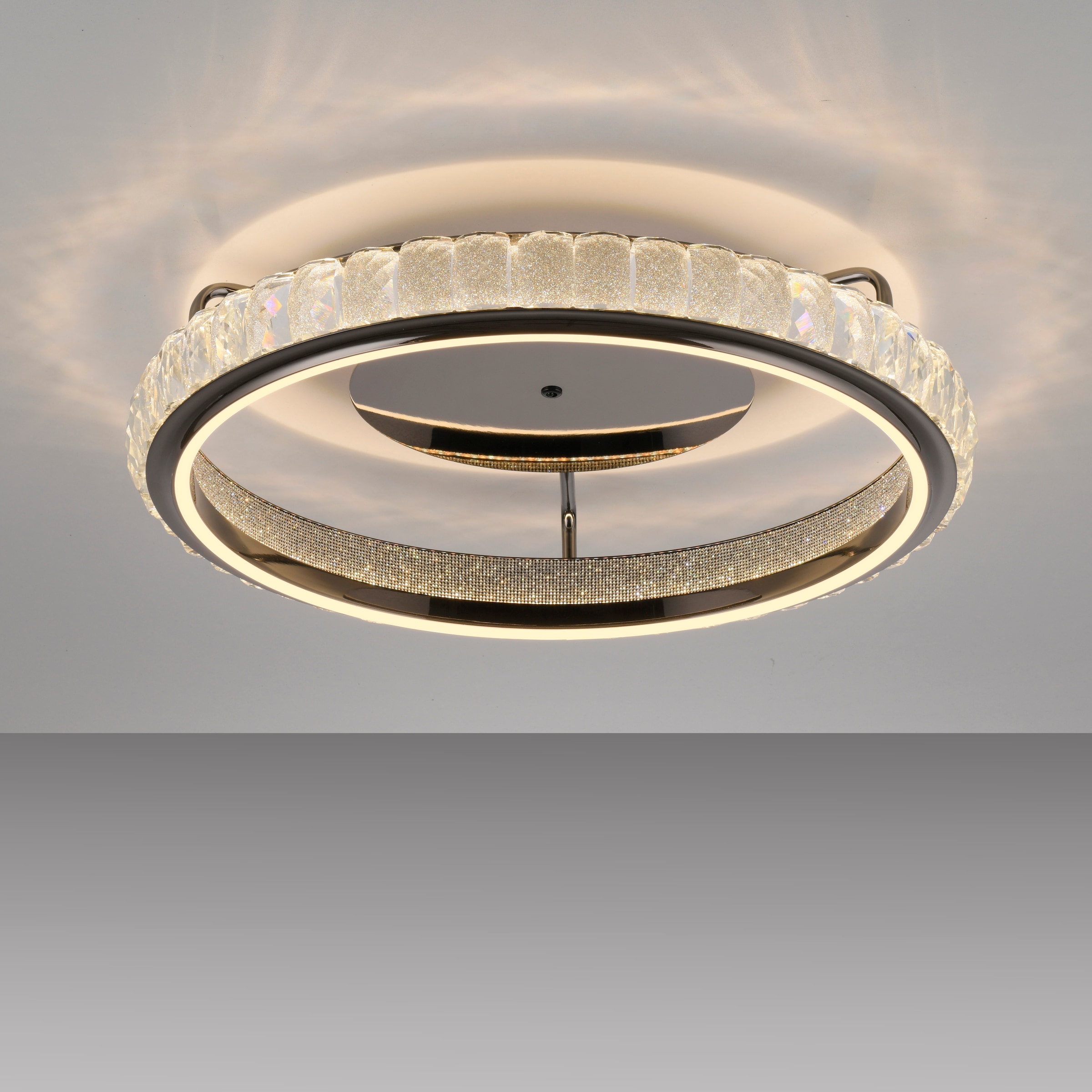Paul Neuhaus LED Deckenleuchte »GLAMORA« LED-Board 1 Stk. warmweiß - kaltweiß CCT(2700-5000K), Stufenlos dimmbar über Fernbedienung, Memoryfunktion