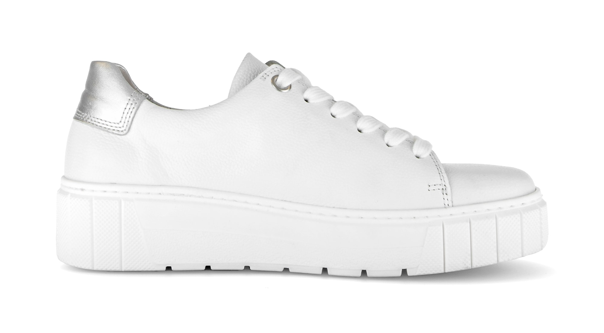 Gabor Plateausneaker »DAVOS«  Freizeitschuh, Halbschuh, Schnürschuh mit Kontrastbsatz, H-Weite