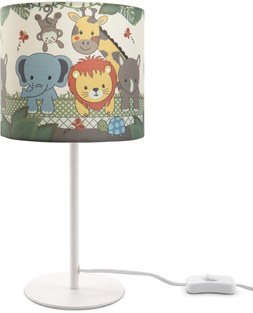 Paco Home Tischleuchte »Diamond 1 634«, Kinderzimmer Dschungel-Tiere, E14 Jahren Tischleuchte XXL mit Lampe LED Garantie | 3 online flammig-flammig, kaufen Kinderlampe