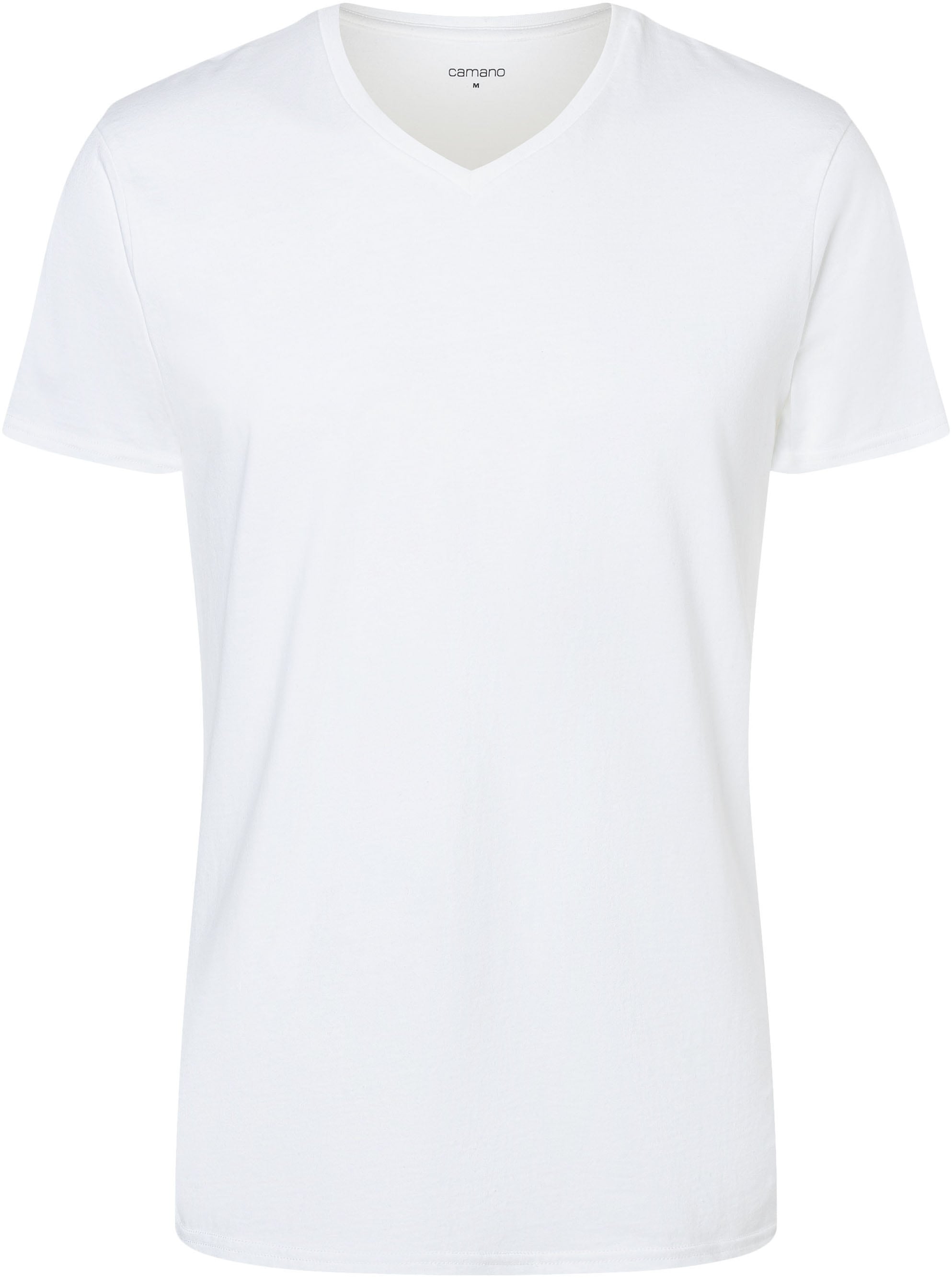Camano T-Shirt »comfort«, (2er Pack), mit V-Ausschnitt